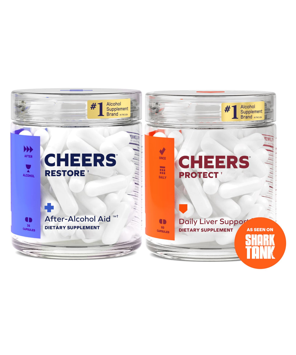 Cheers Liver Combo Restore capsules after drinking support morning comfort