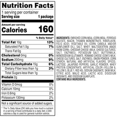 Cheetos cheddar jalapeño pack display highlighting party-friendly snack option