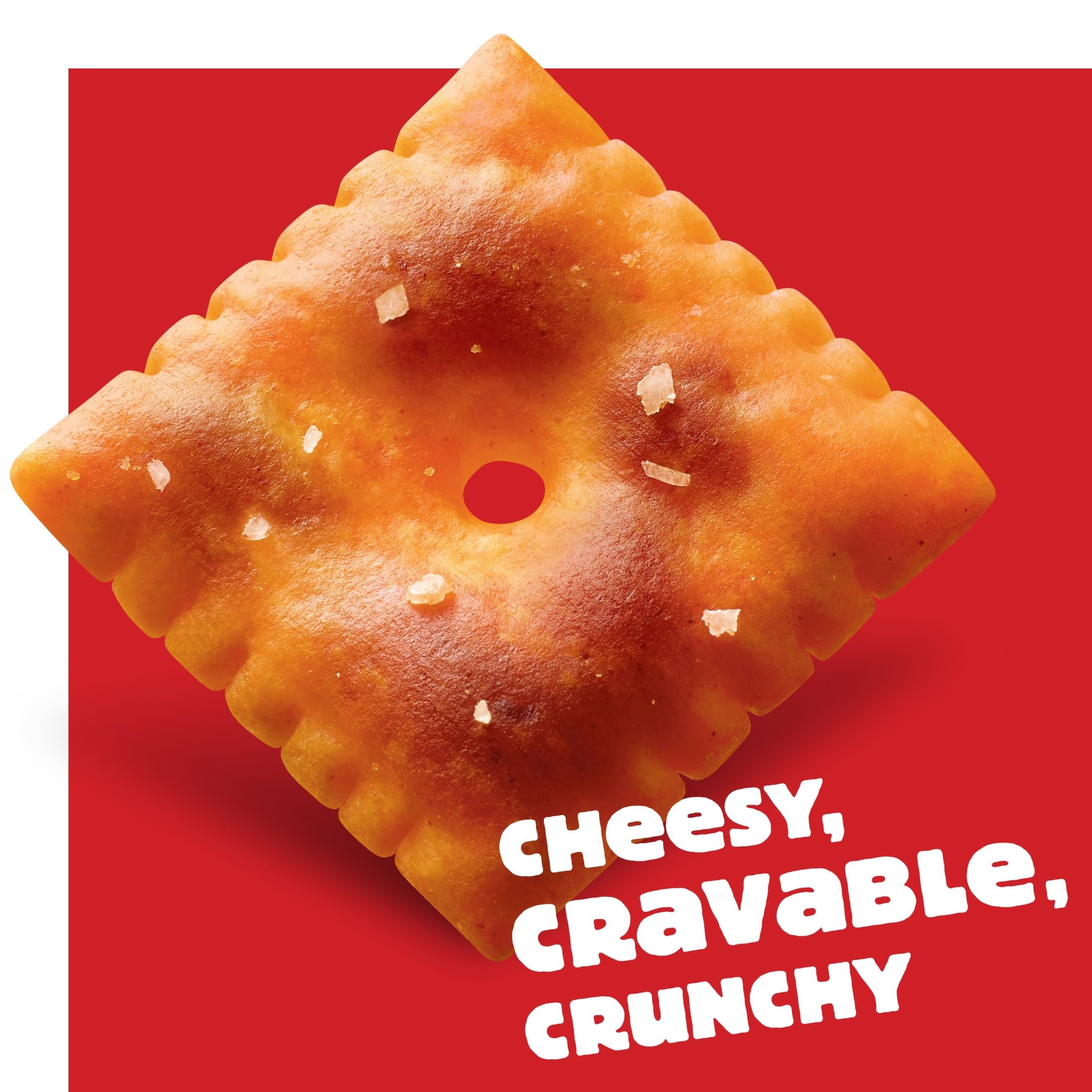 Cheez-It Extra Toasty cracker lunchbox snack ready for school.