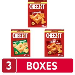 Cheez-It Extra Toasty crackers close-up, extra crispy bite