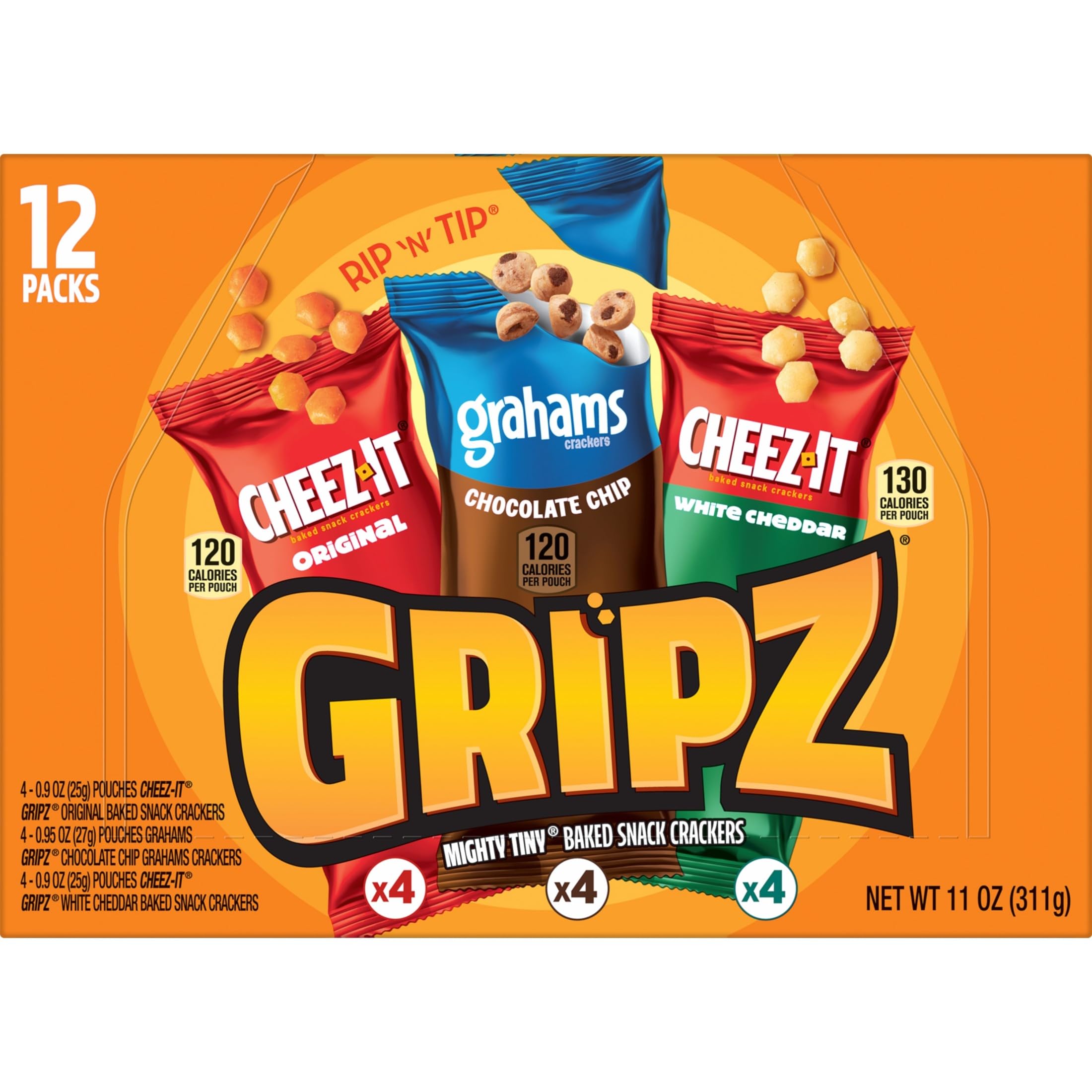 Cheez-It Gripz lunchbox-friendly snack is ready when hunger hits during the day.