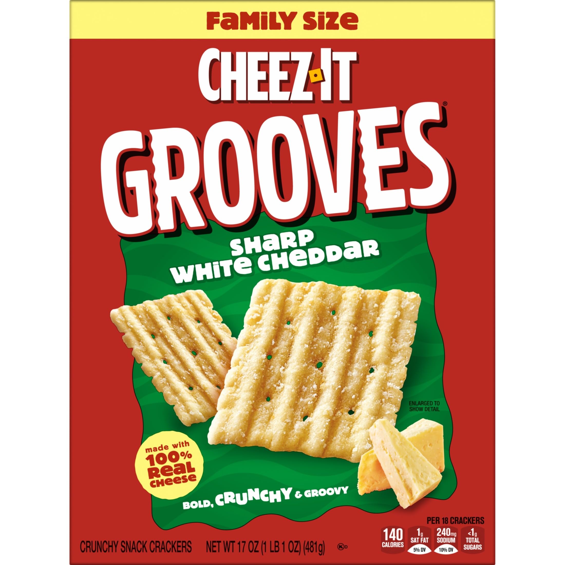 Cheez-It Grooves party bowl ready for gatherings and snacking.