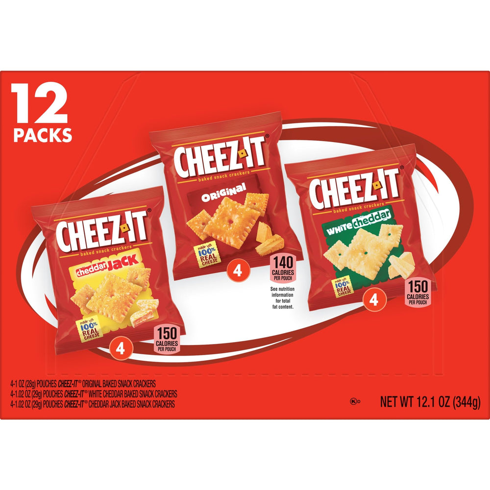 Cheez-It kosher dairy label and real cheese flavor.