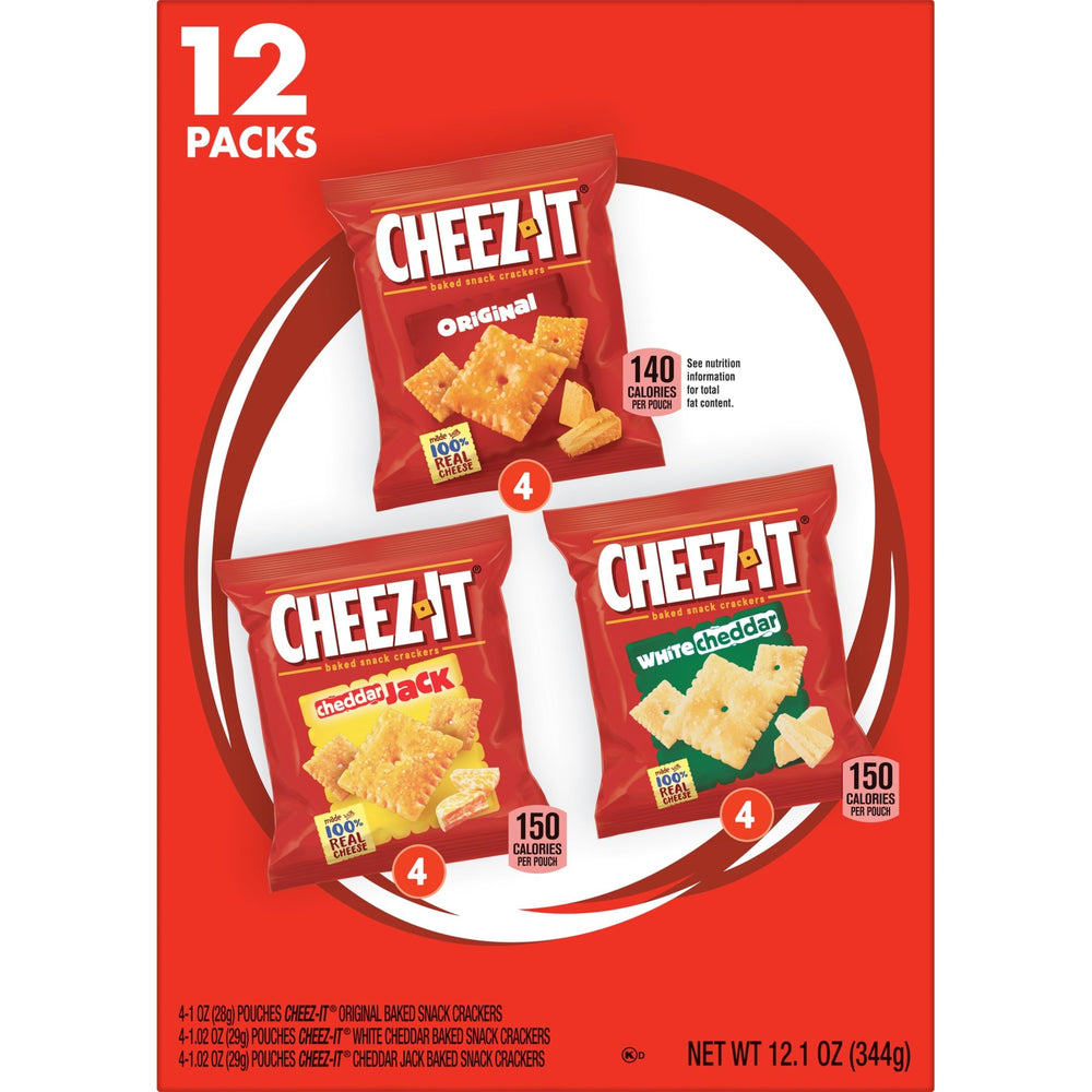 Cheez-It crackers lightly salted for crave-worthy crunch.
