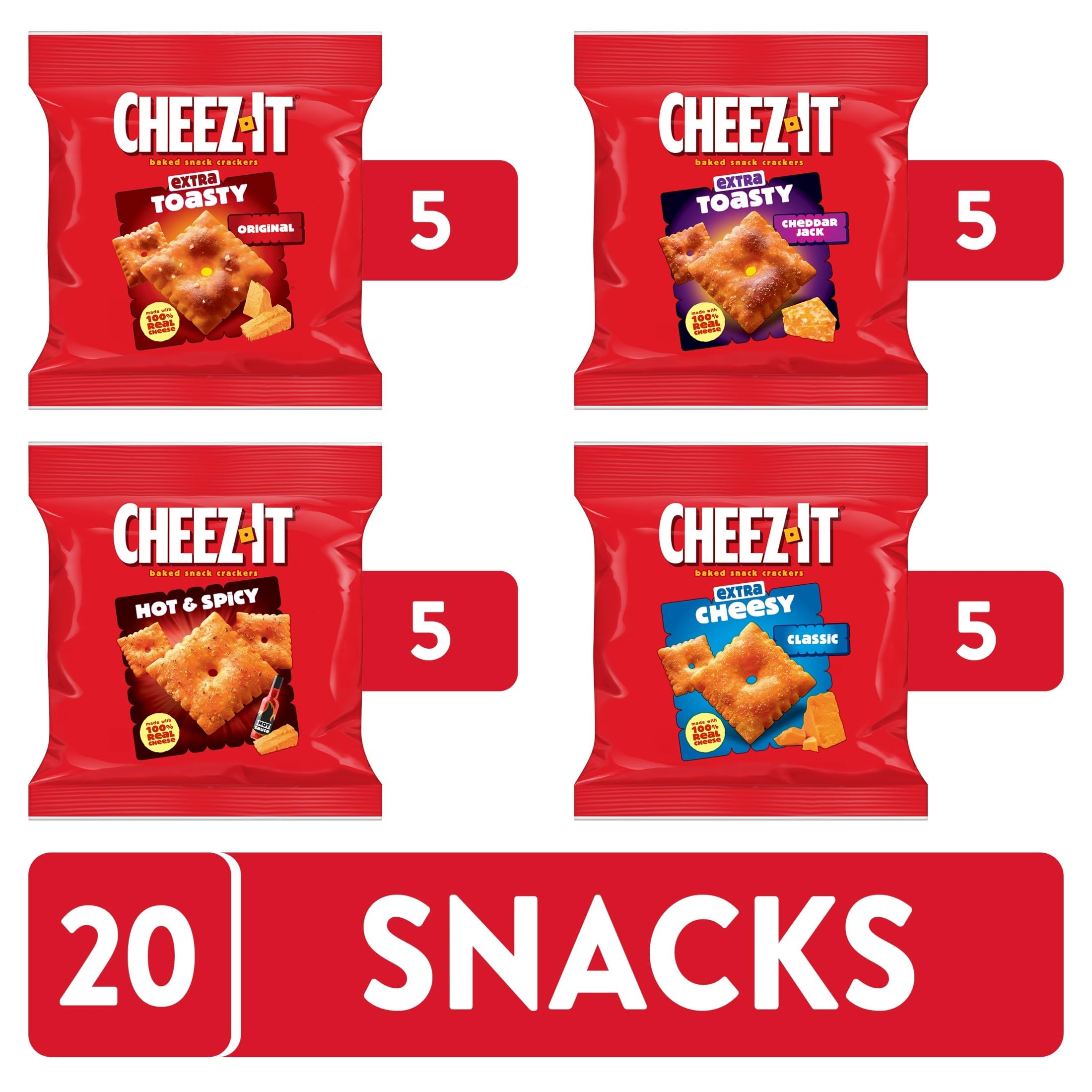 Cheez-It on-the-go pouch ideal for busy days and lunches.