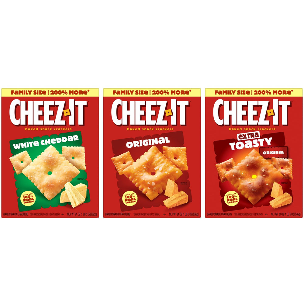 Cheez-It party platter with variety crackers