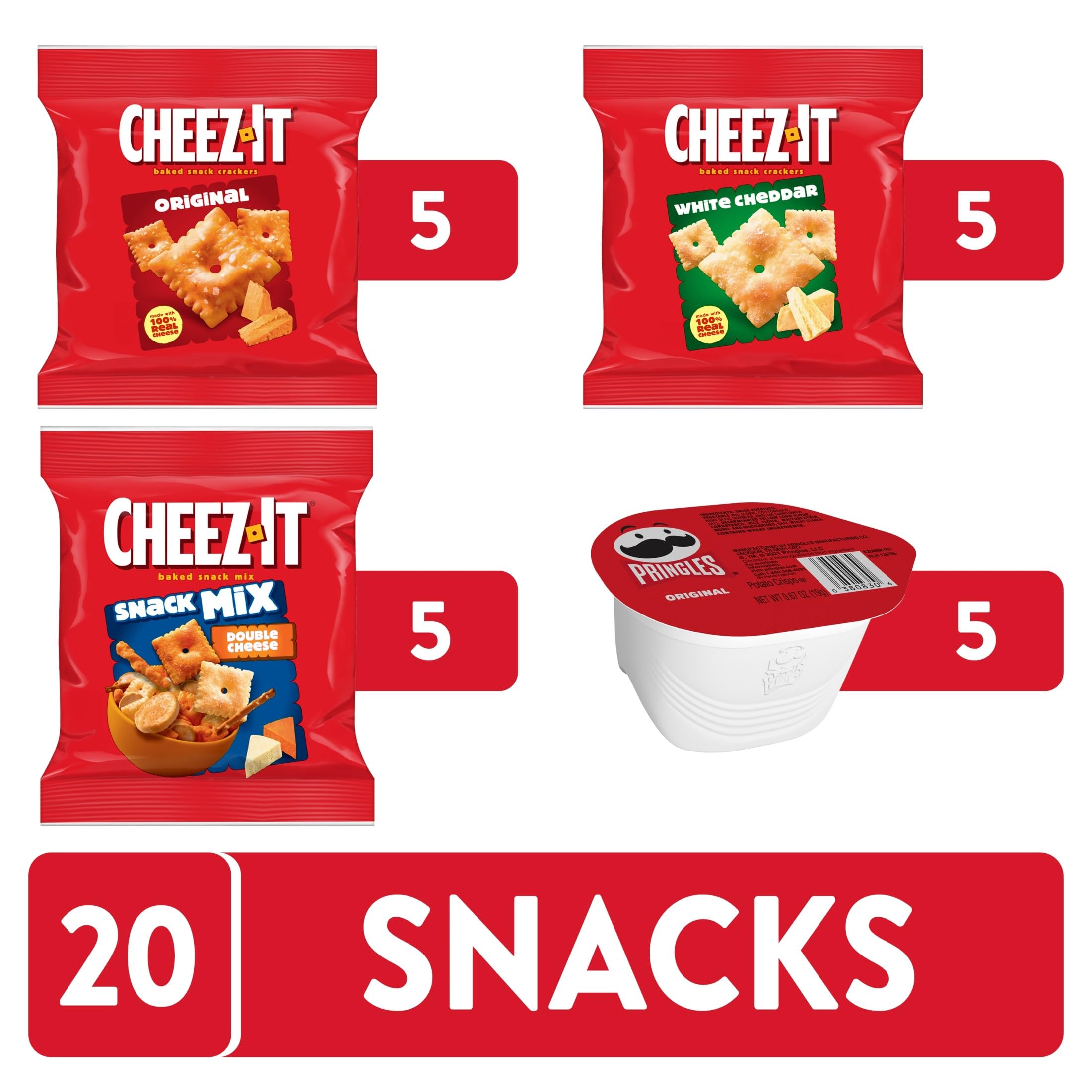 Cheez-It and Pringles variety-pack box, versatile for parties and trips.
