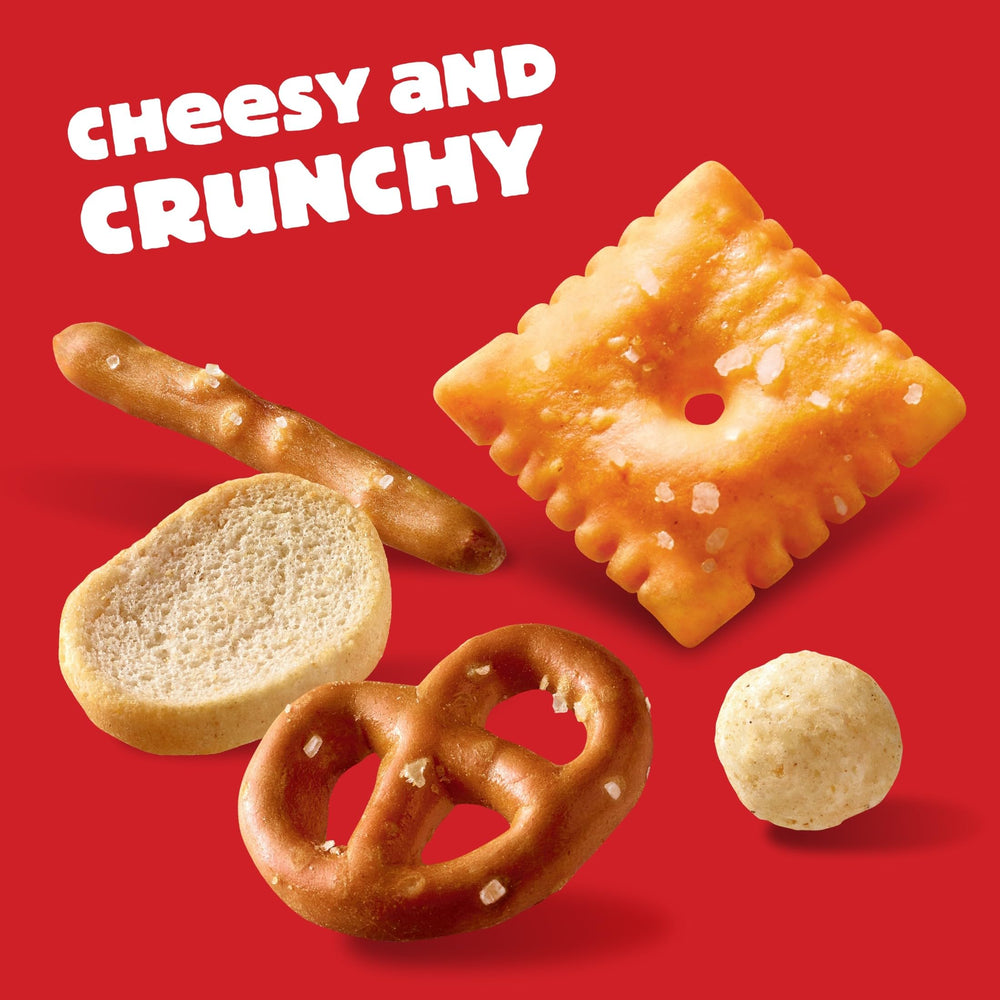 Cheez-It Snack Mix baked crackers, ready-to-eat in seconds.