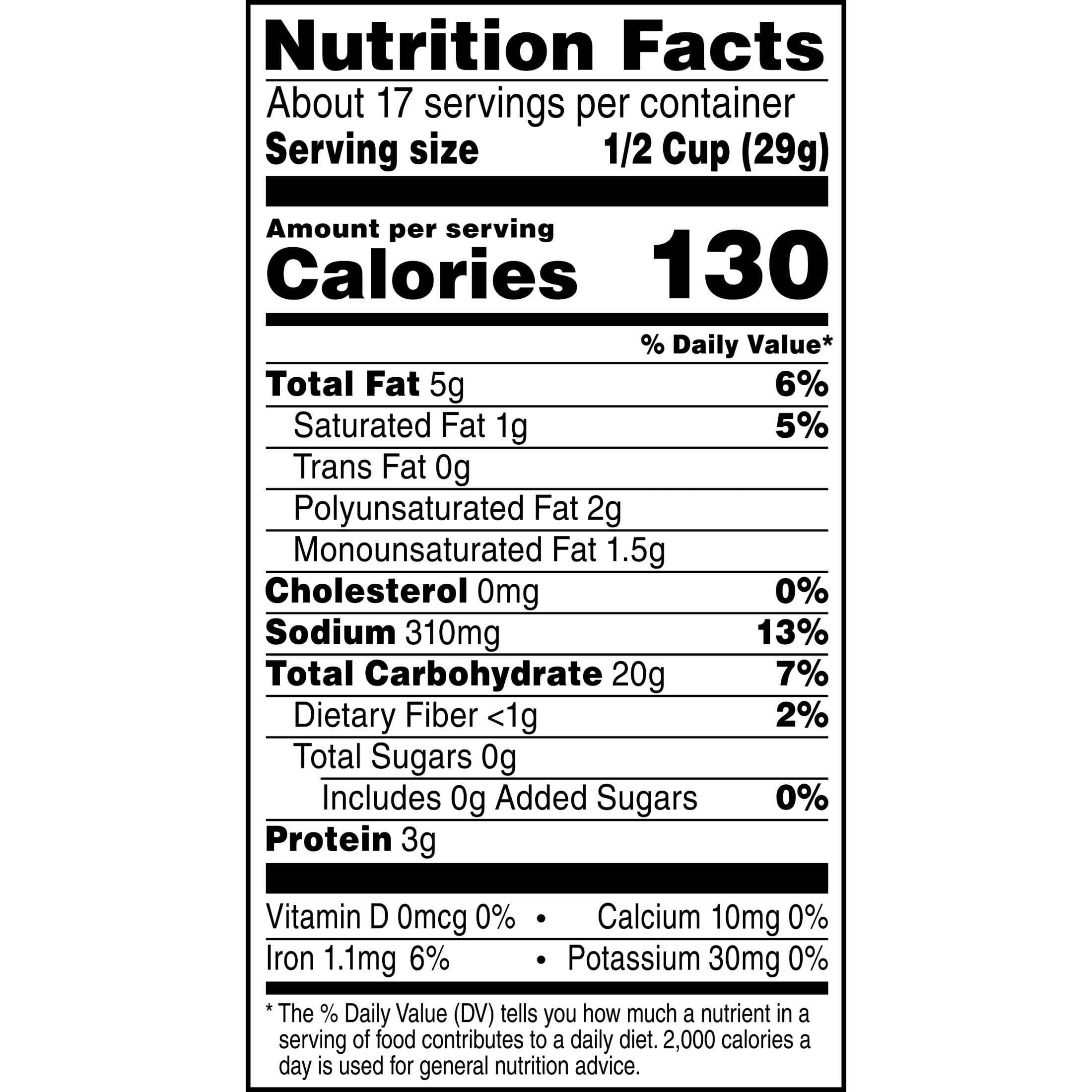 Cheez-It Snack Mix Kosher Dairy label, dairy-friendly snacking note