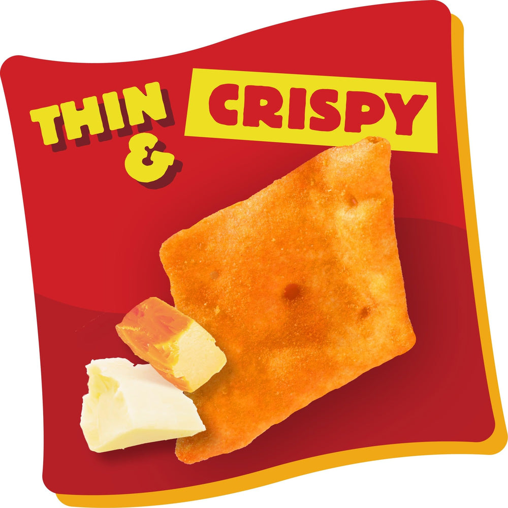 Cheez-It Snap'd Double Cheese road-trip snack for travelers.
