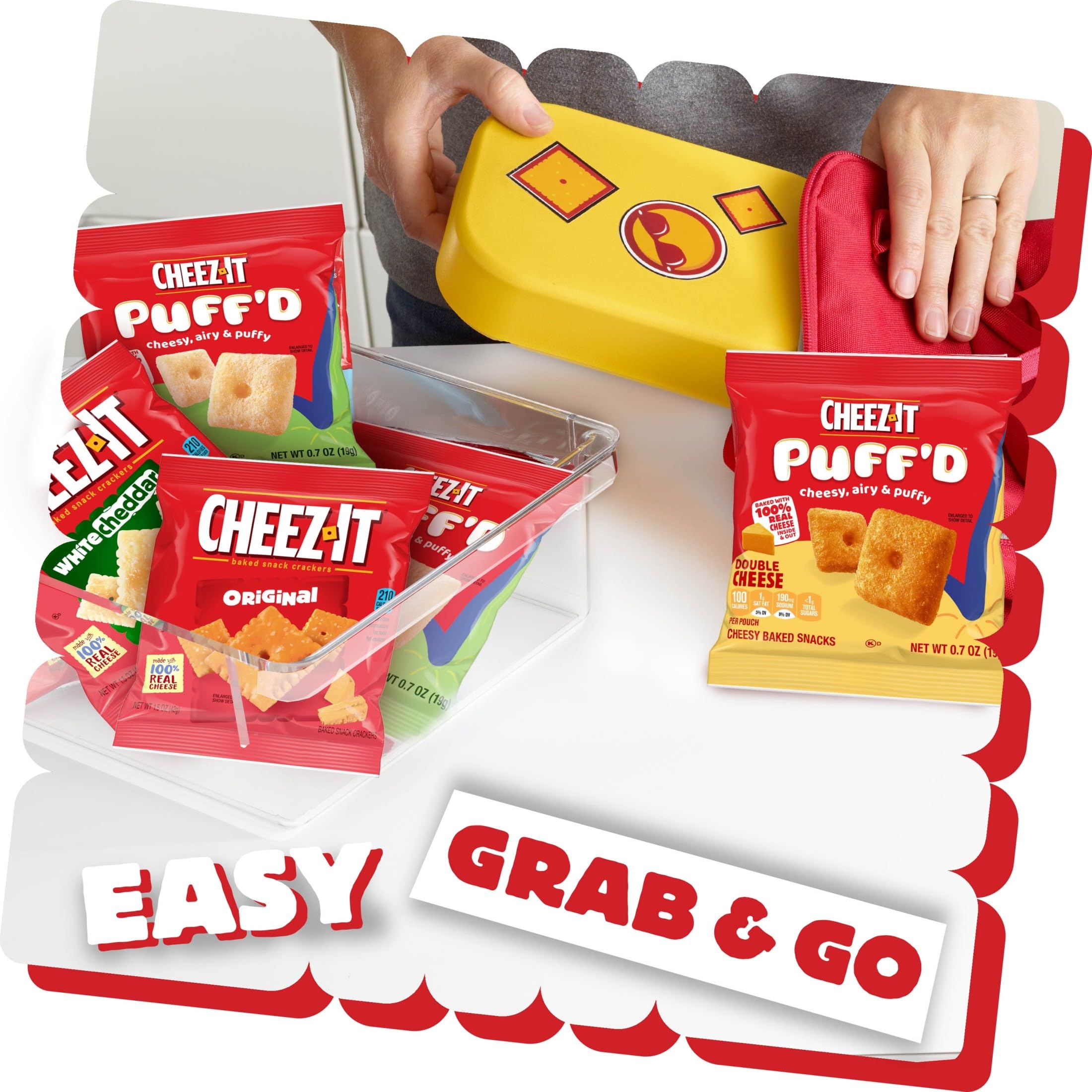 Cheez-It Variety Pack box featuring all flavors for sharing