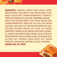 Chef Boyardee Beef Ravioli on plate, kids' dinner ready in minutes.