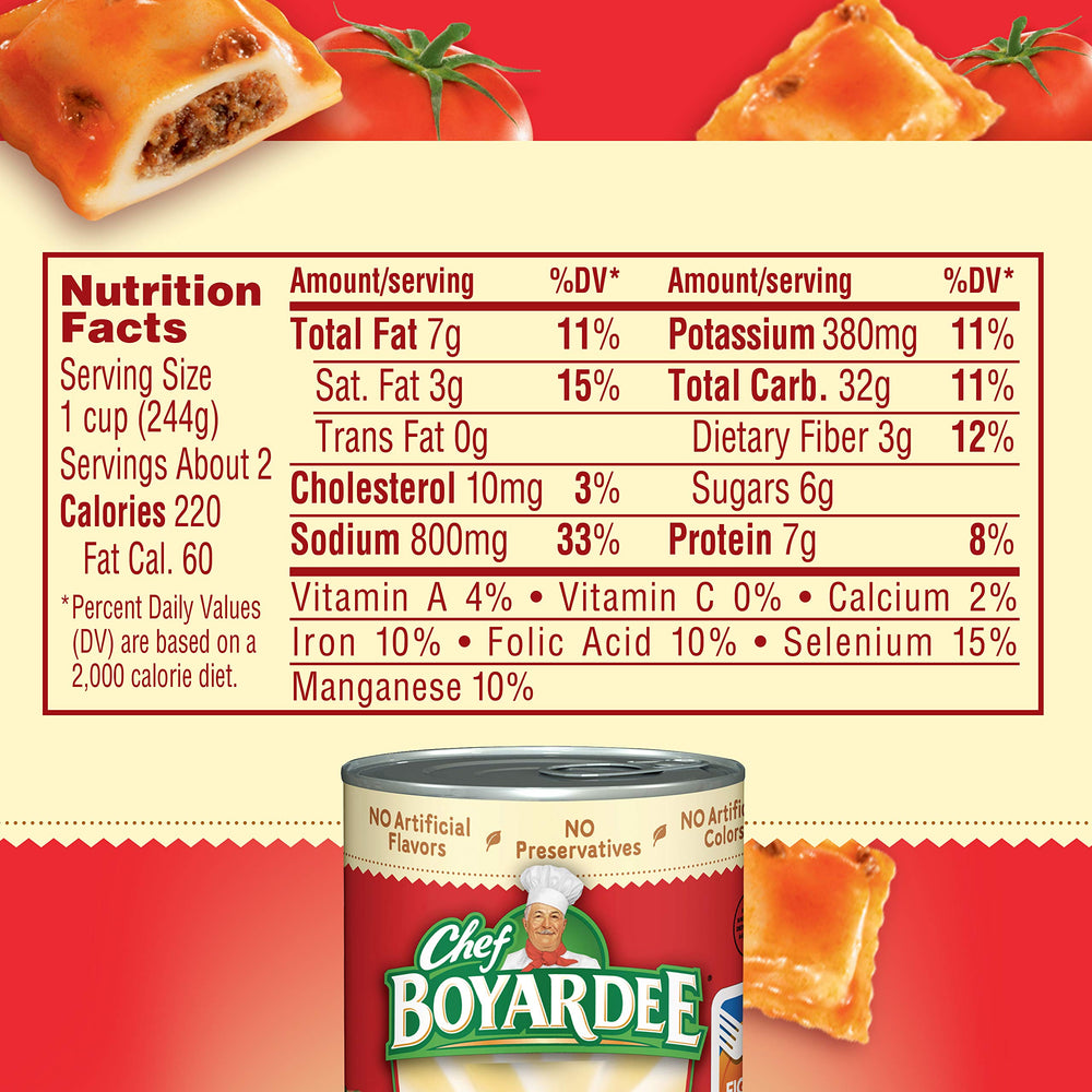 Chef Boyardee Mini Ravioli served in a bowl, kid-friendly convenience for families.