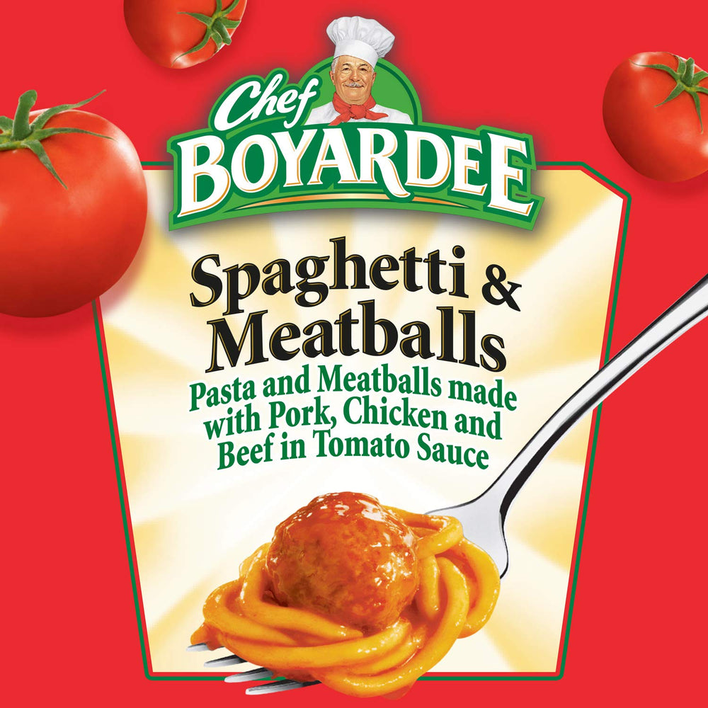 Chef Boyardee 4-pack packaging highlights family value