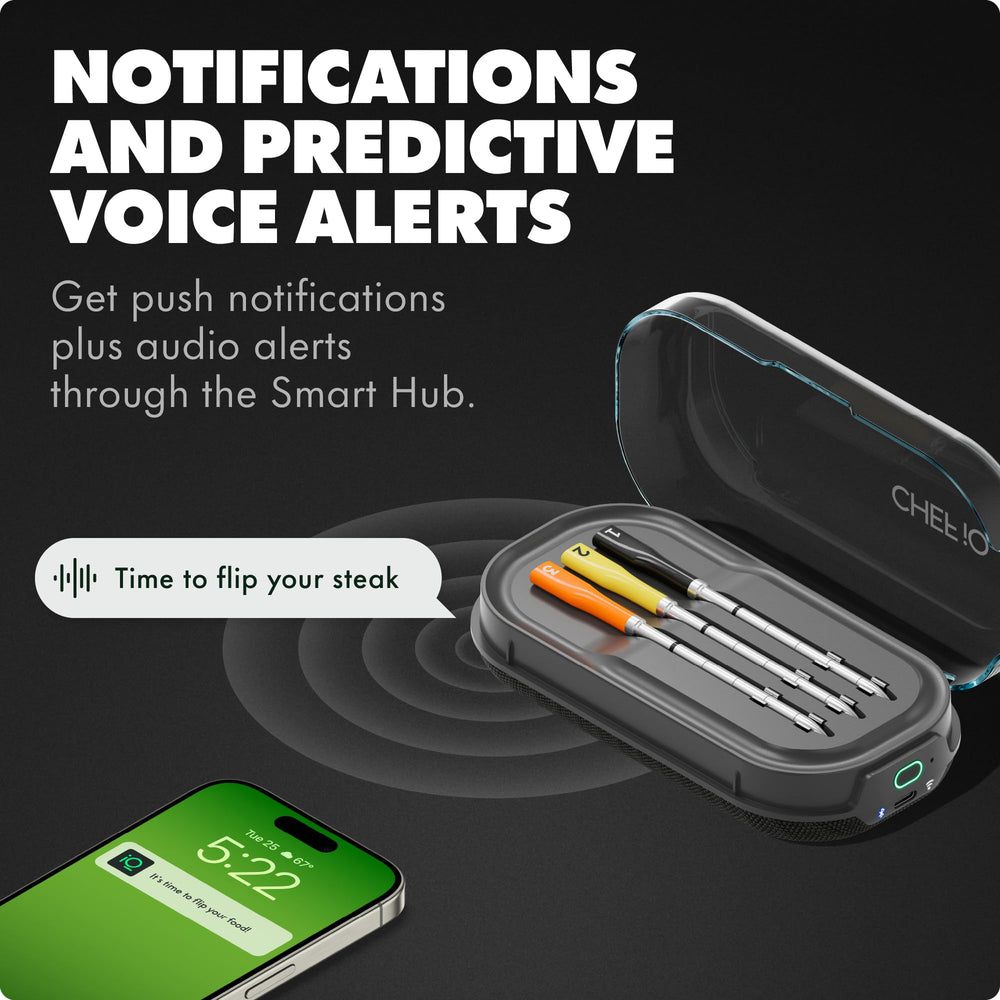 CHEF iQ Sense smart hub provides central monitoring and alerts.