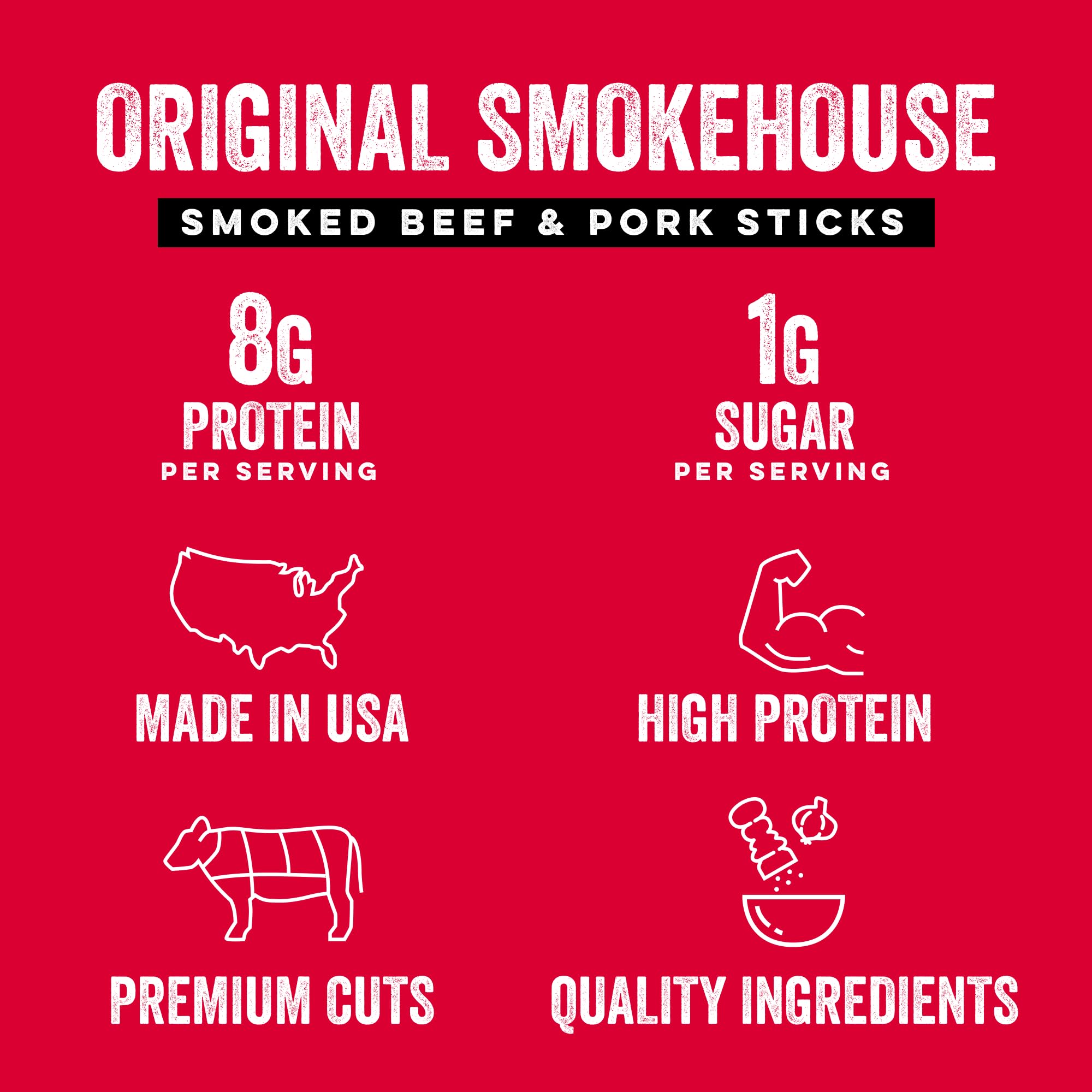 Close-up of Original Smokehouse flavor reveals garlic, pepper, and smoke aroma.