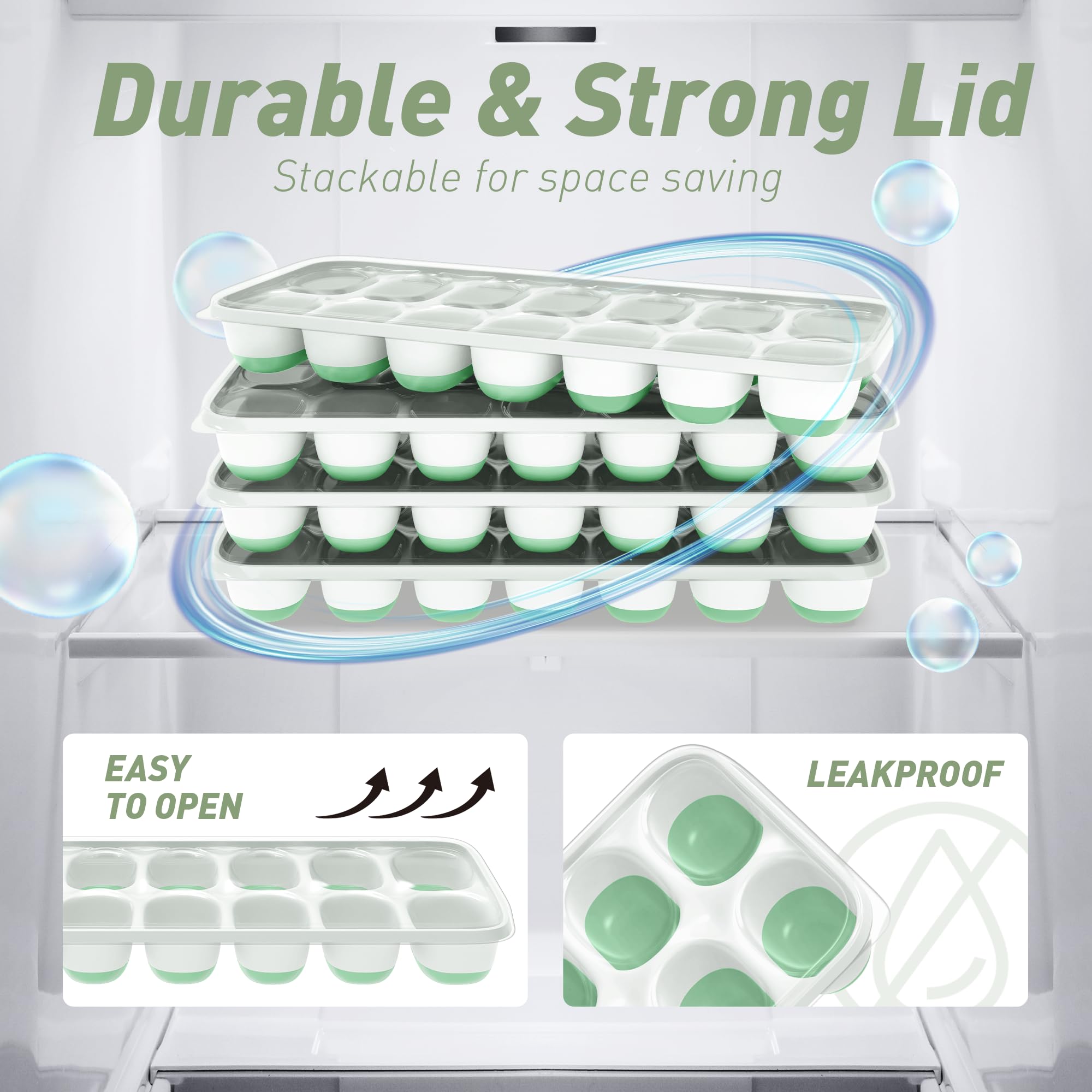 ChefAide dishwasher-safe tray—simple cleanup after freezing sessions.