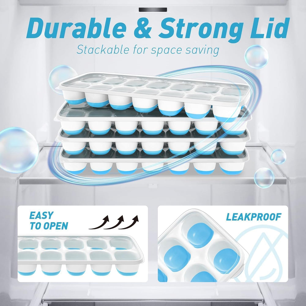 ChefAide dishwasher-safe ice tray for quick cleaning