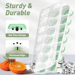ChefAide rectangle ice cubes tray—professional-looking ice for drinks.