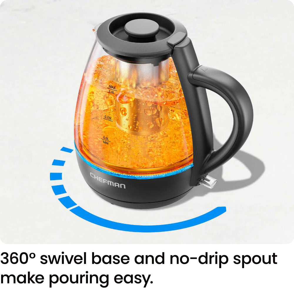 Chefman 360-degree swivel base makes pouring effortless