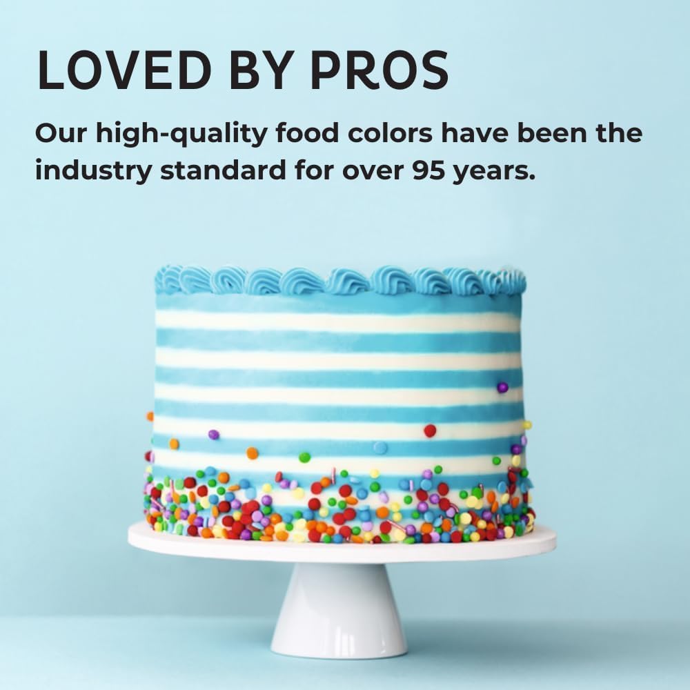 Flip-top cap provides no-drip application for cleaner decorating.