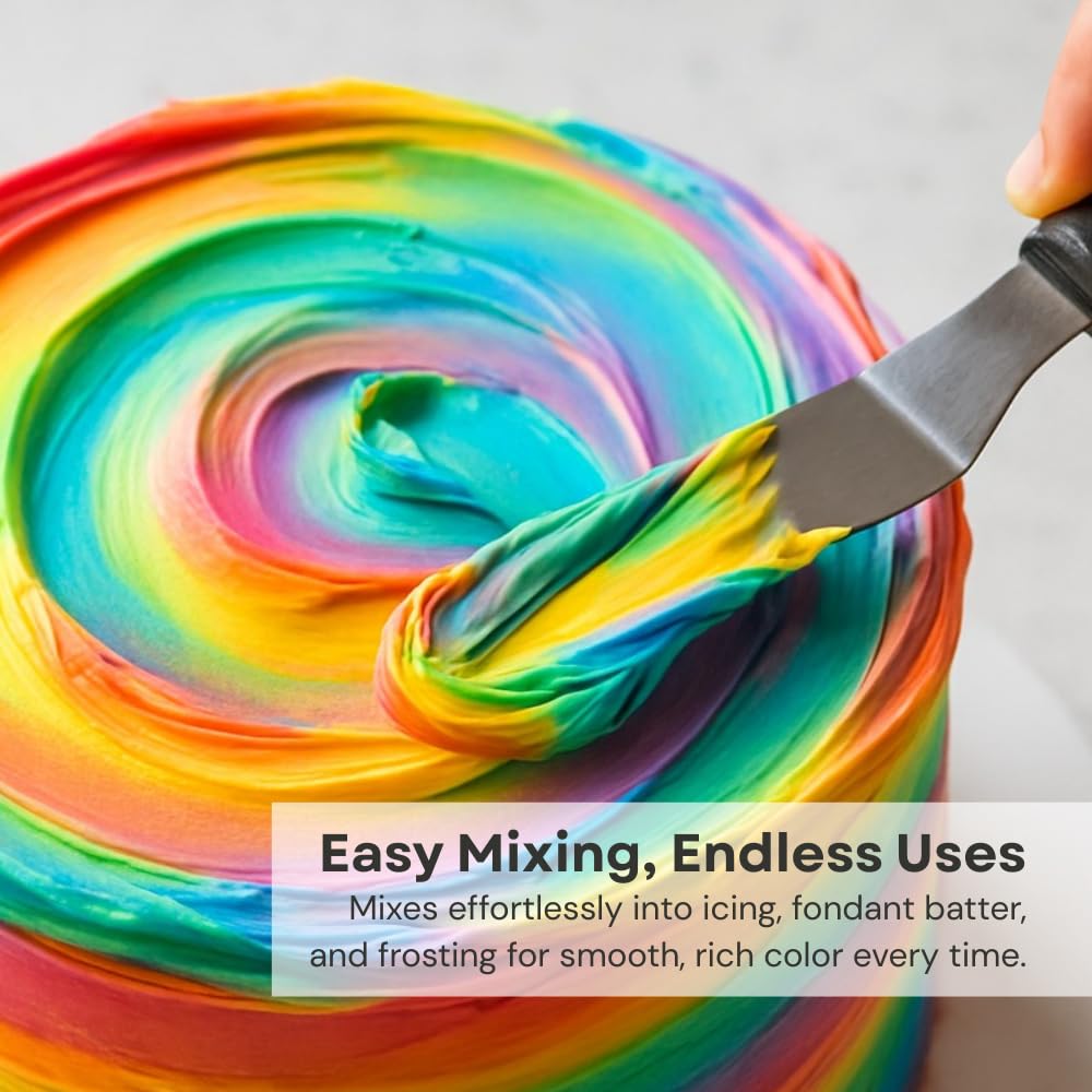 Fondant dye in Royal Blue Liqua-Gel for striking accents.