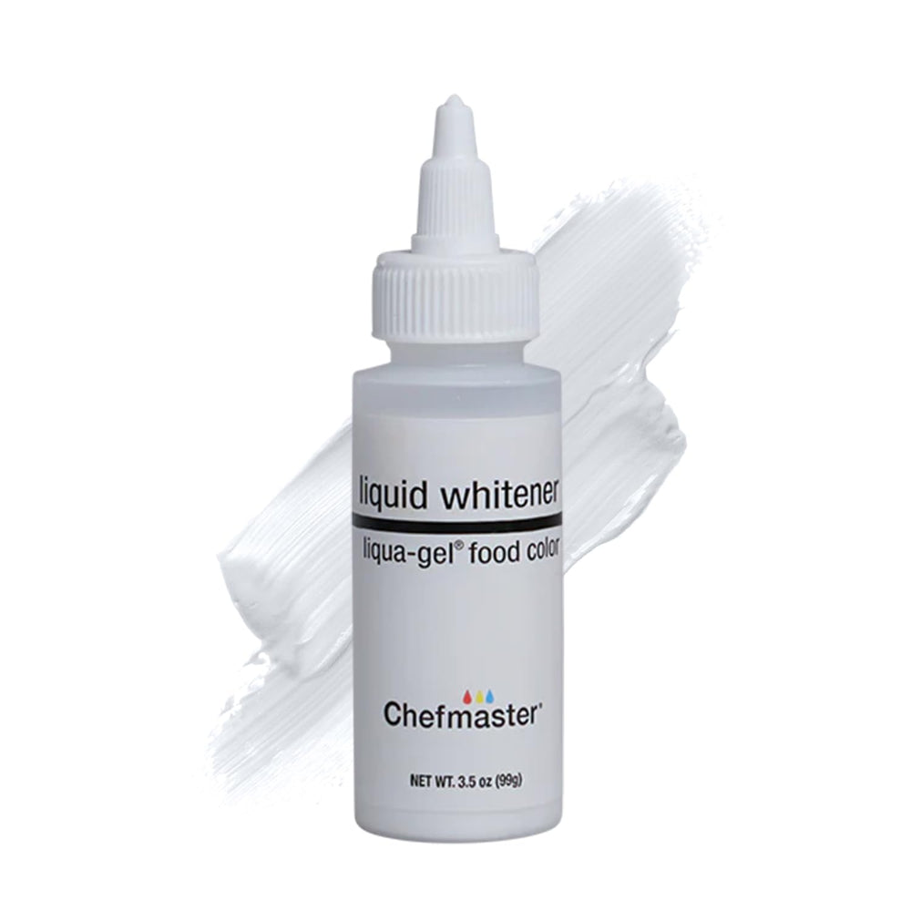 Chefmaster Liqua-Gel bright white drops for royal icing
