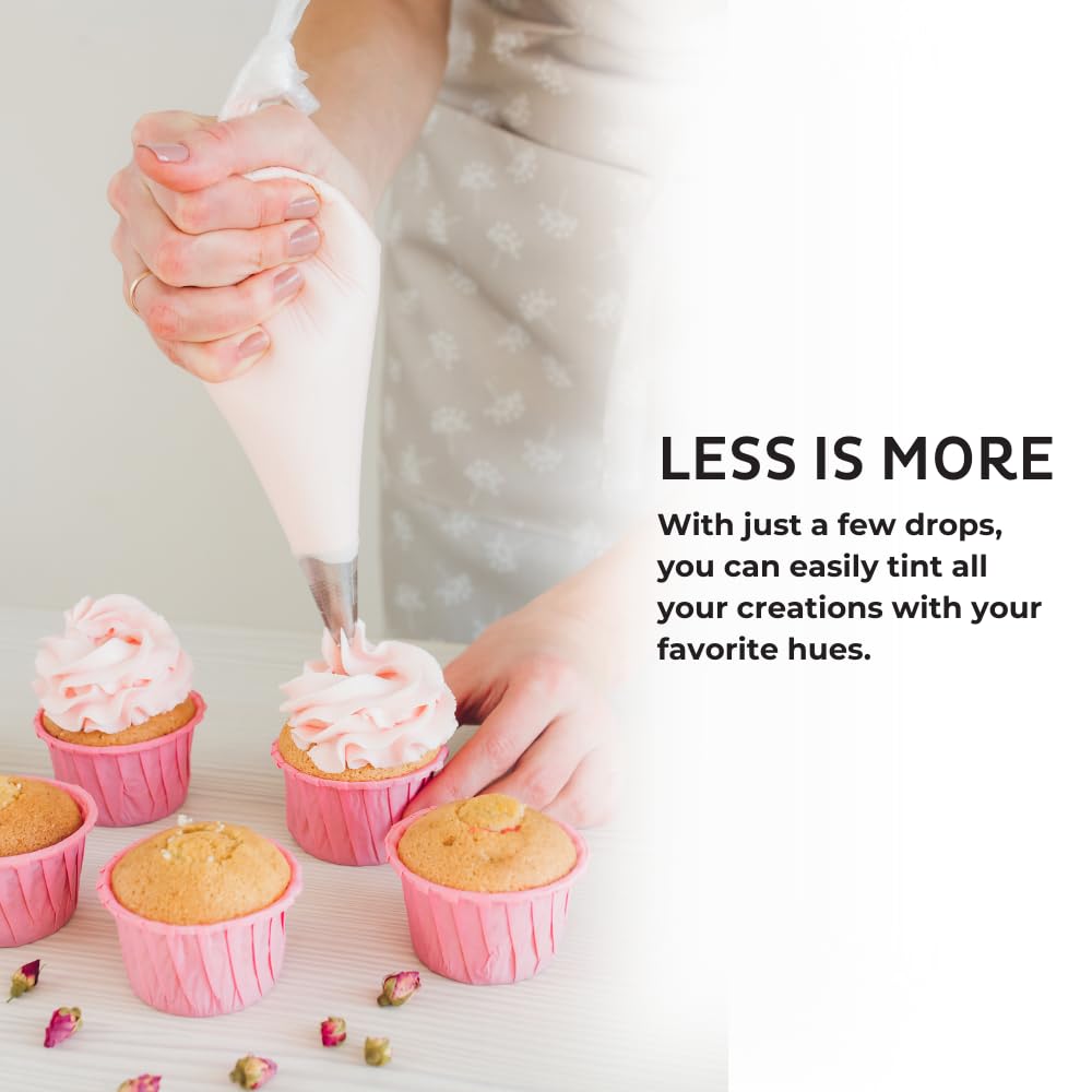 Kosher-certified Chefmaster Liqua-Gel used in baking and decorating.