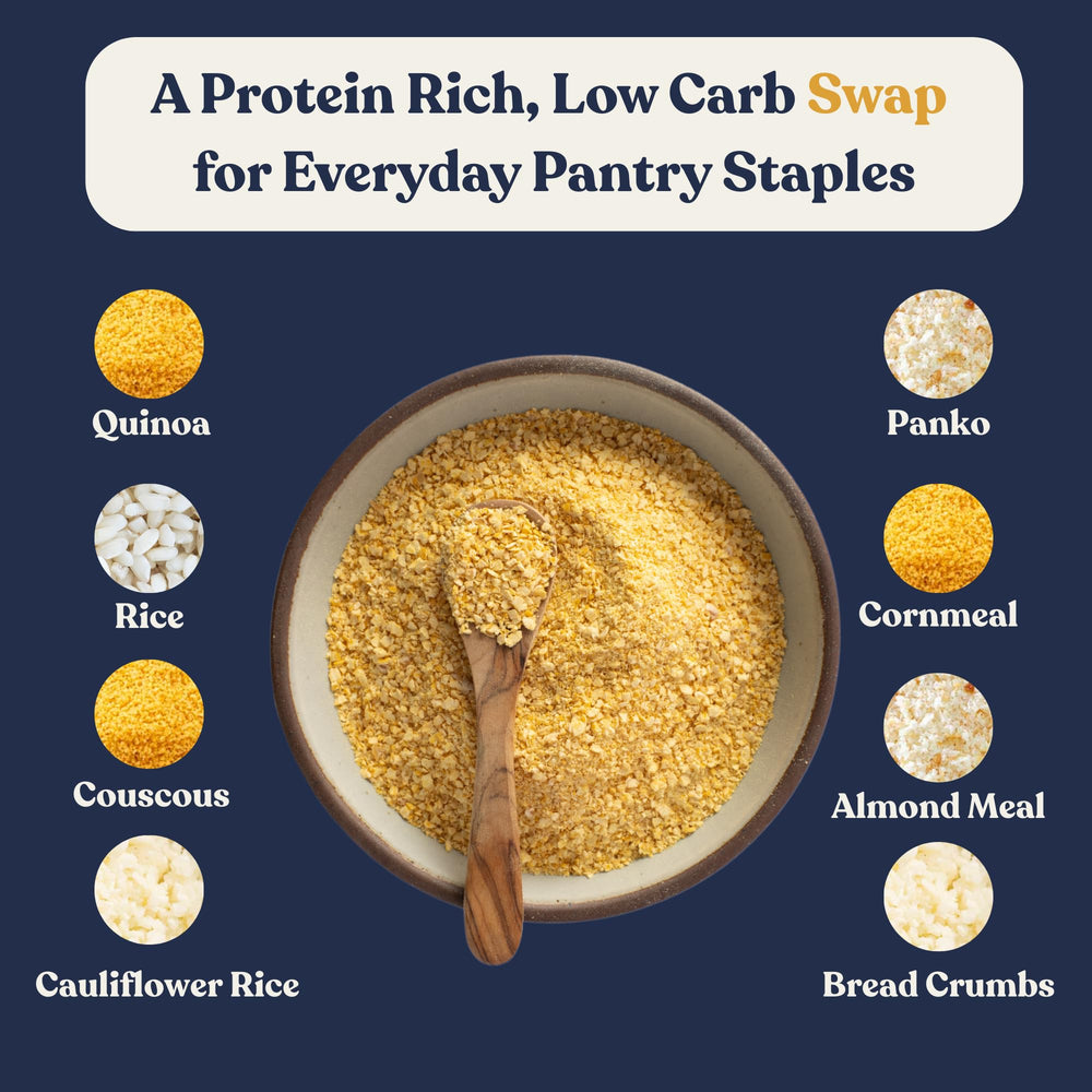 Ingredients panel for Chef's Kiss Lupin Flakes featuring lupin beans.