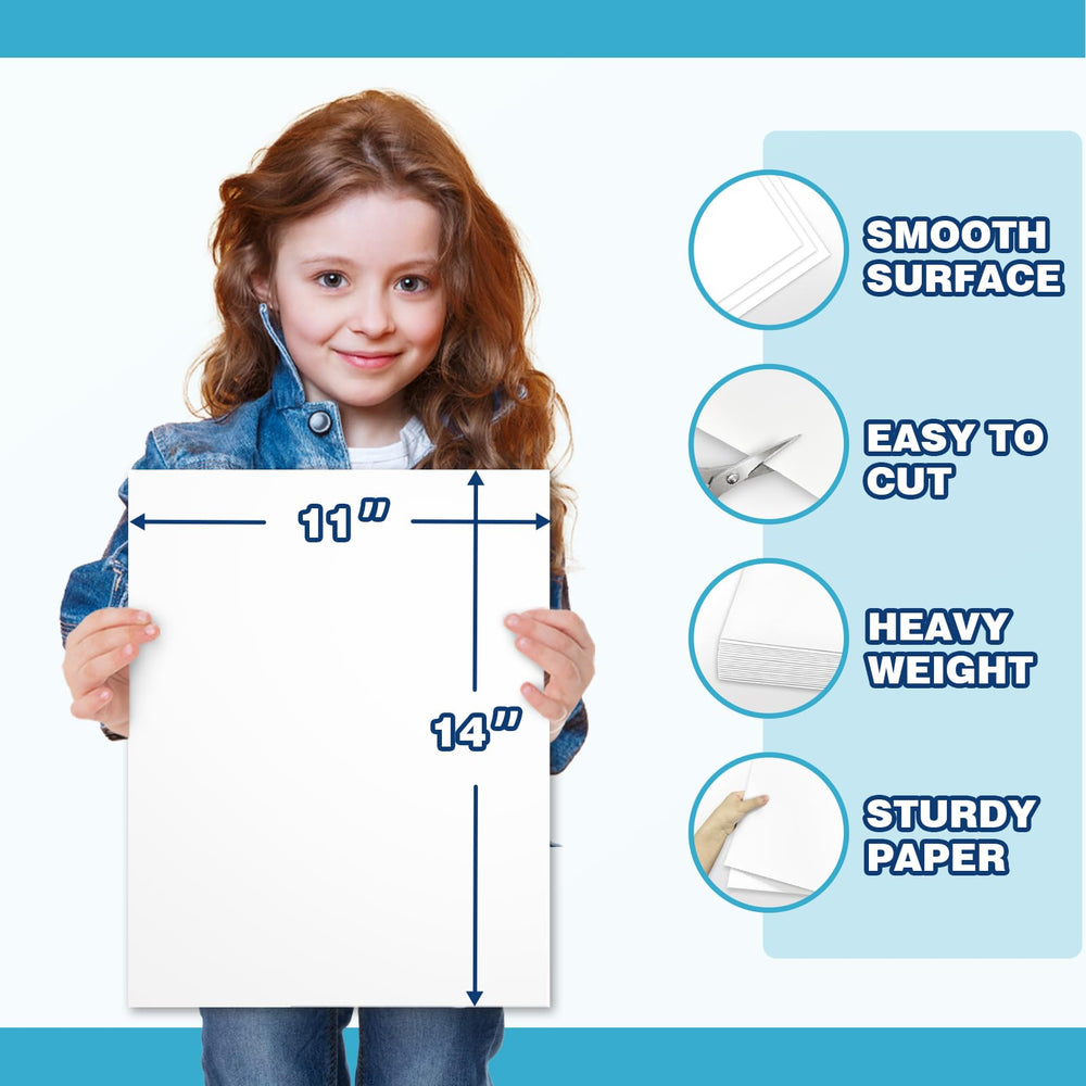 Chell classroom use: 11x14 white poster board for signs and displays.