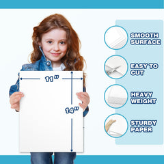 Chell classroom use: 11x14 white poster board for signs and displays.