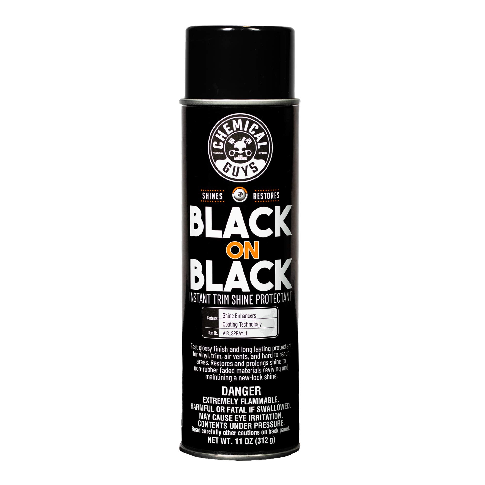 Chemical Guys Black On Black bottle pour for precise, mess-free coating.