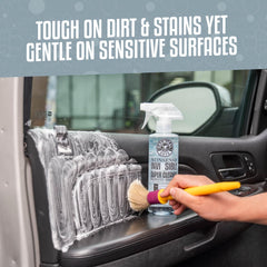 Chemical Guys HOL507 Detailing Brushes reach vents and seams without scratching.