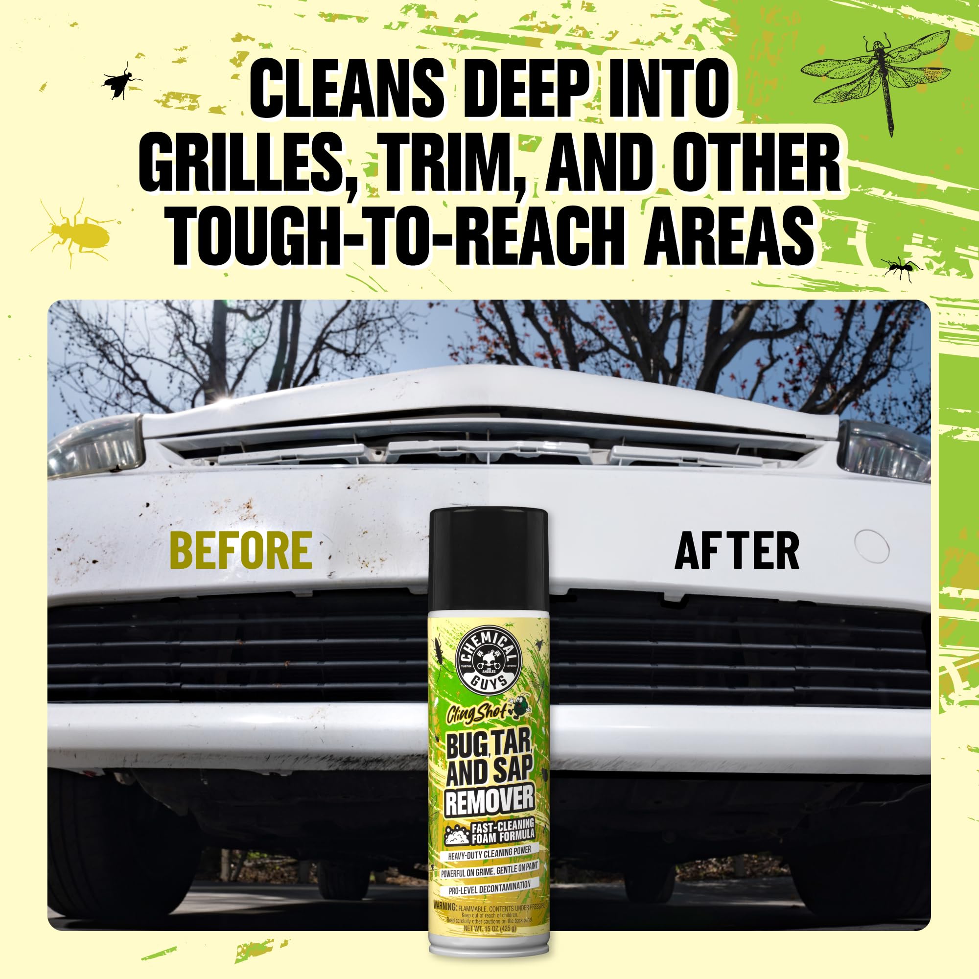 Chemical Guys lower-panel spray aids quicker, cleaner pre-wash.