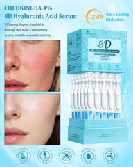 CHEOKINGBA single-use ampoules pack emphasizes freshness and portability.
