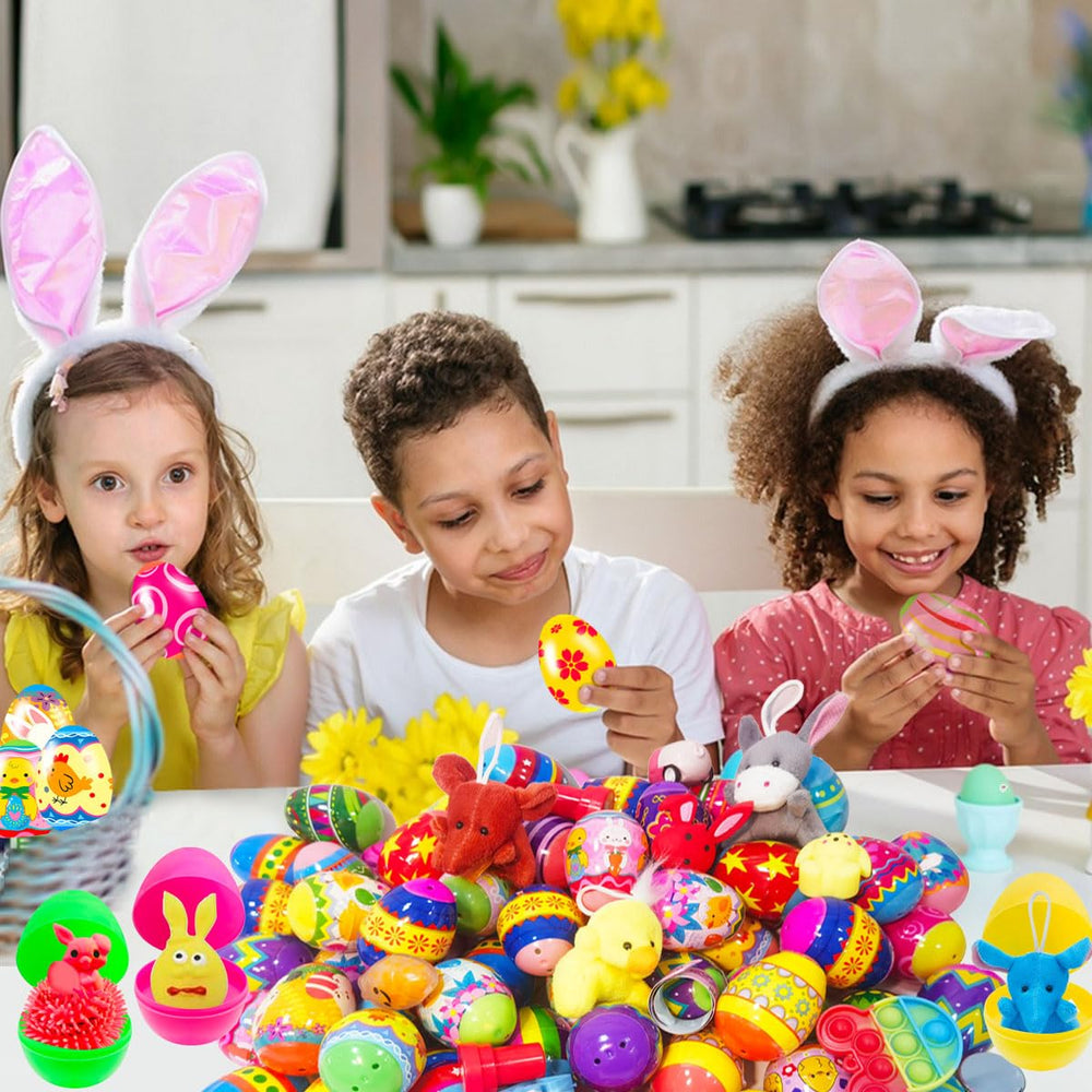 Cherislpy pack includes plush, pop, squishy, pull-back, and slap bracelets for varied play