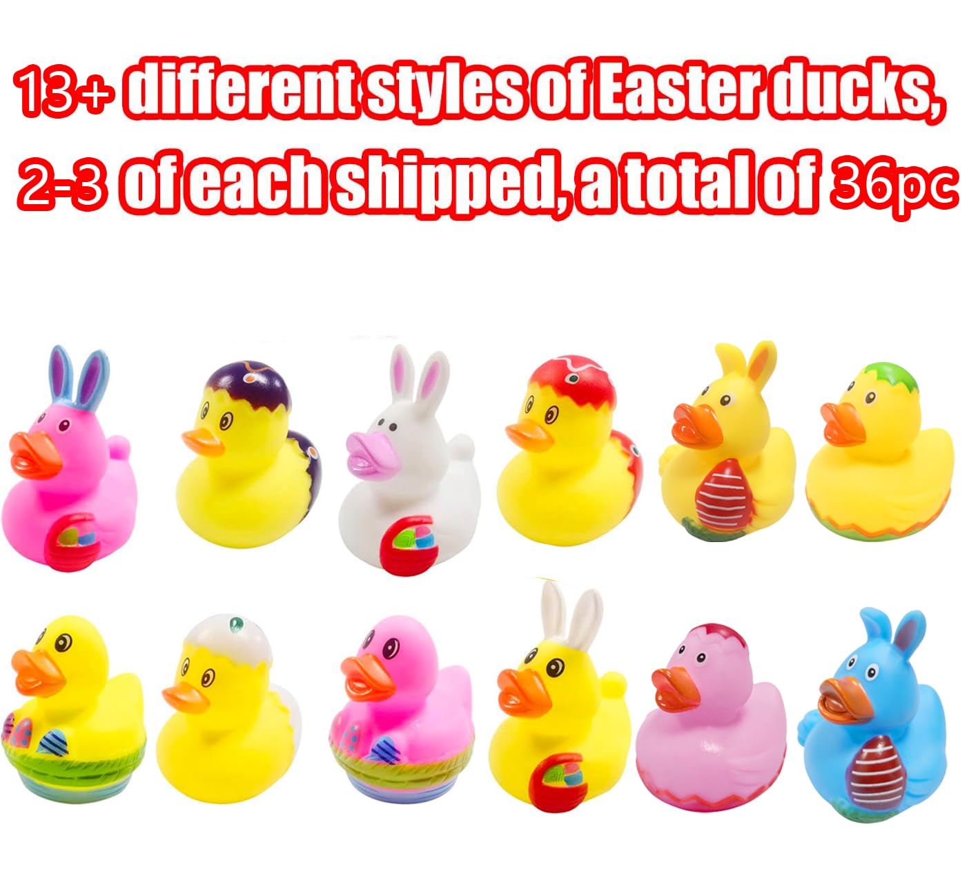 Cherislpy bunny ducks 2.16-inch for gentle bath play and themed decor.