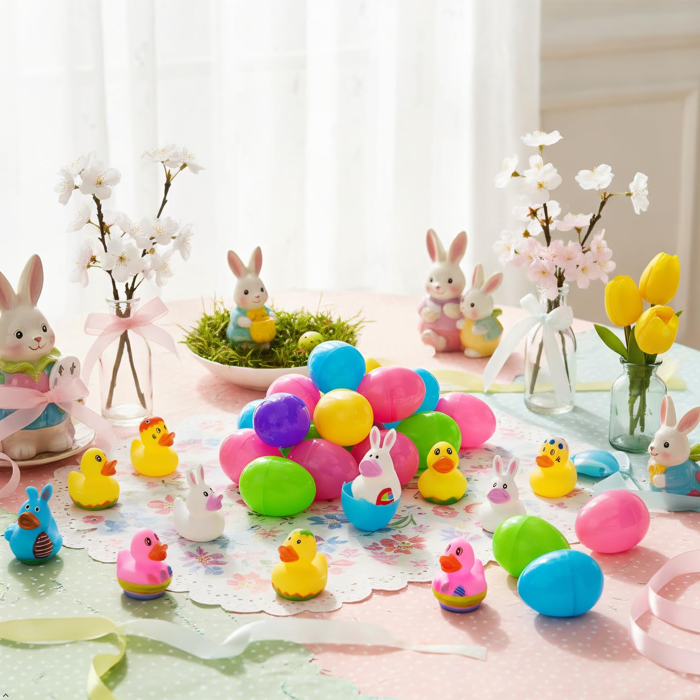 Cherislpy child-safe, washable rubber ducks for worry-free play
