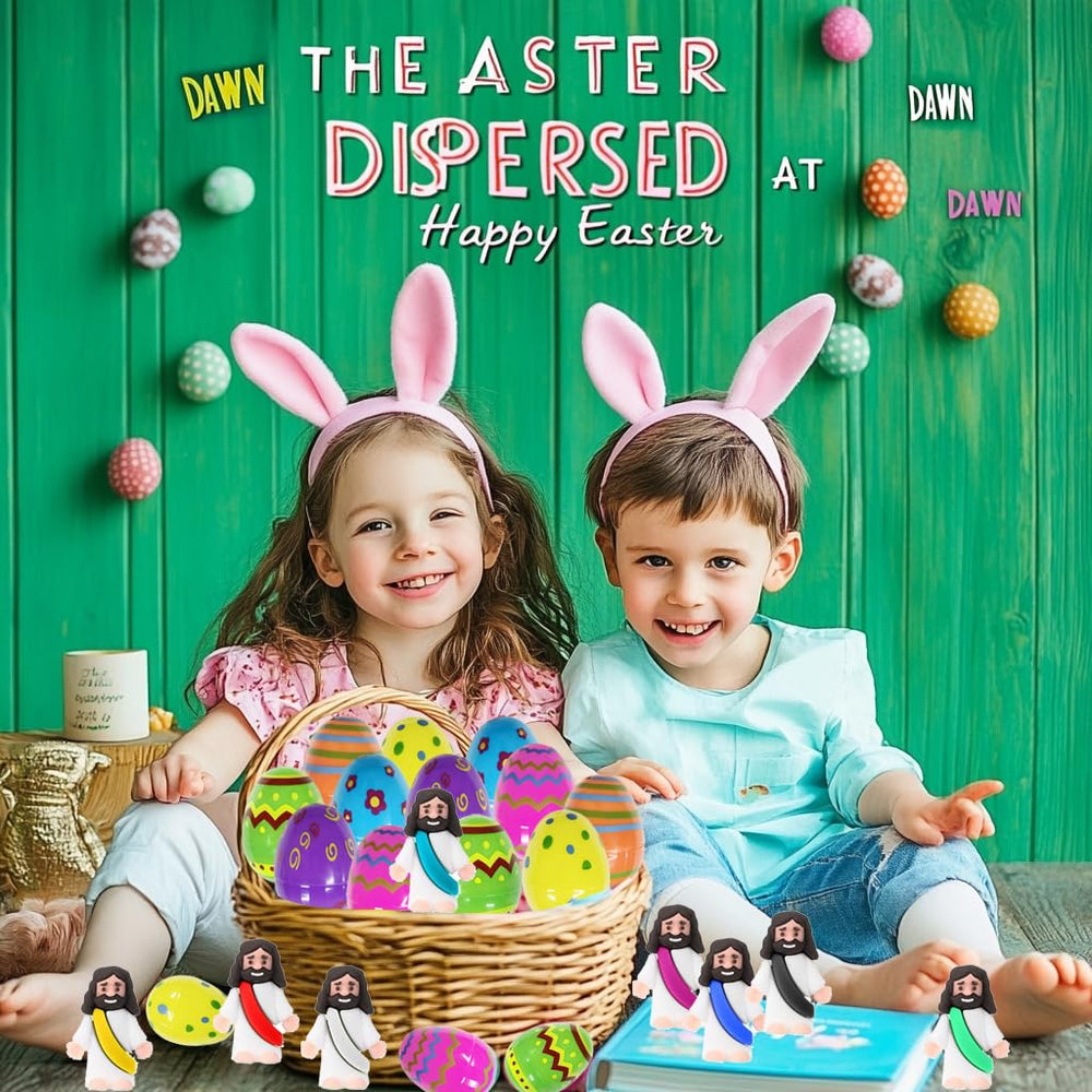 Cherislpy colourful eggs for church activities, perfect for egg hunts and decorations