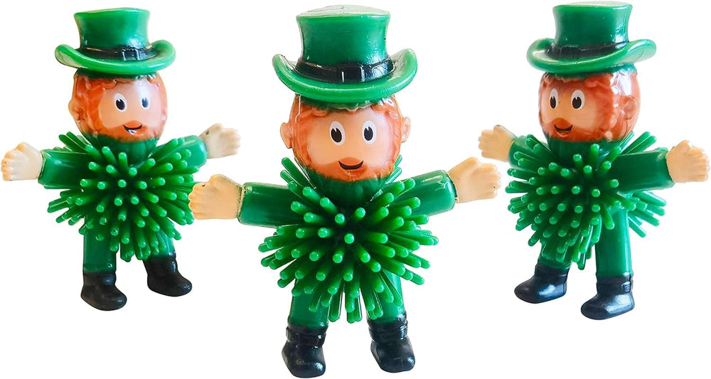 Cherislpy 24Pcs leprechaun squeeze toy set for kids' party favors