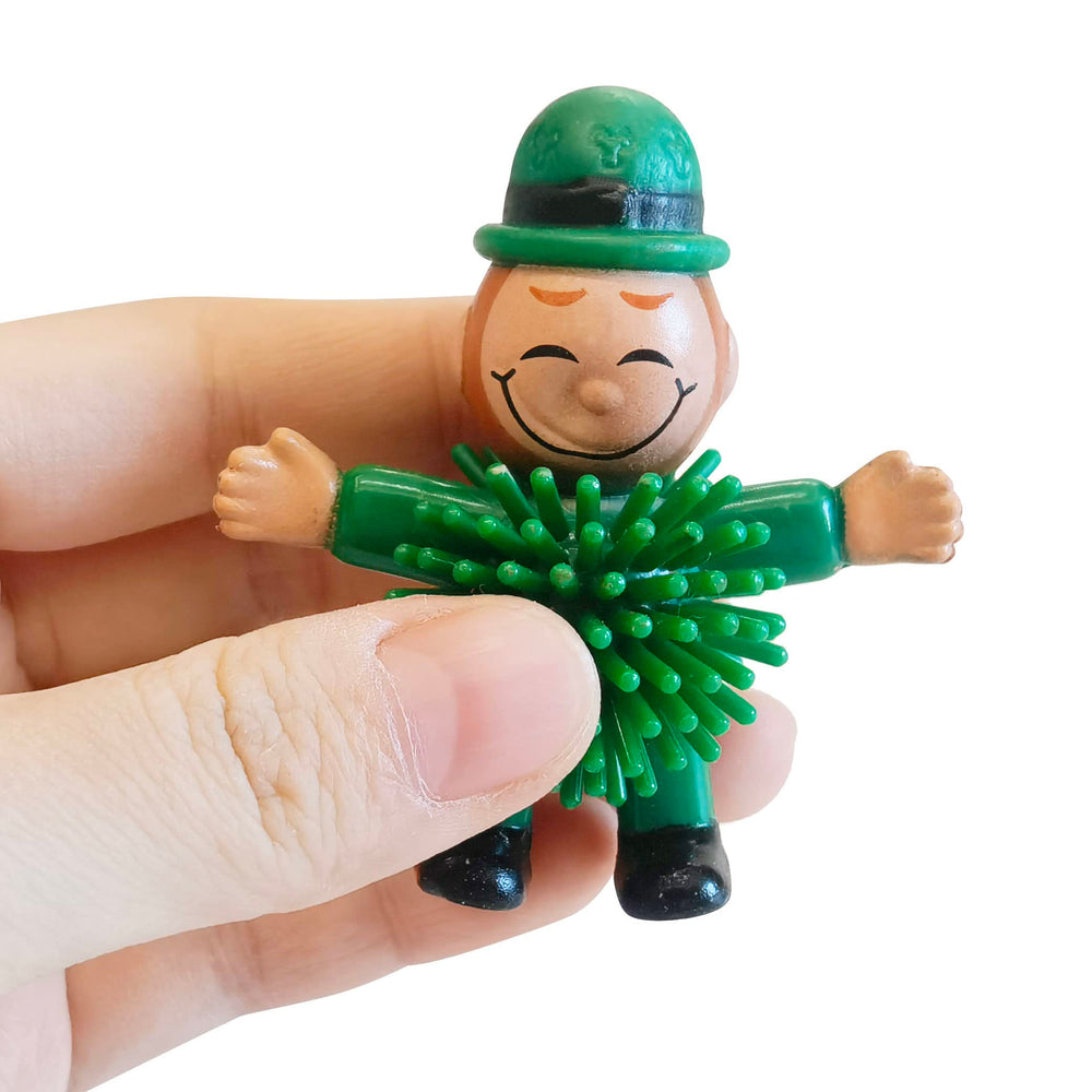 Cherislpy non-toxic rubber leprechaun toys ready for playtime