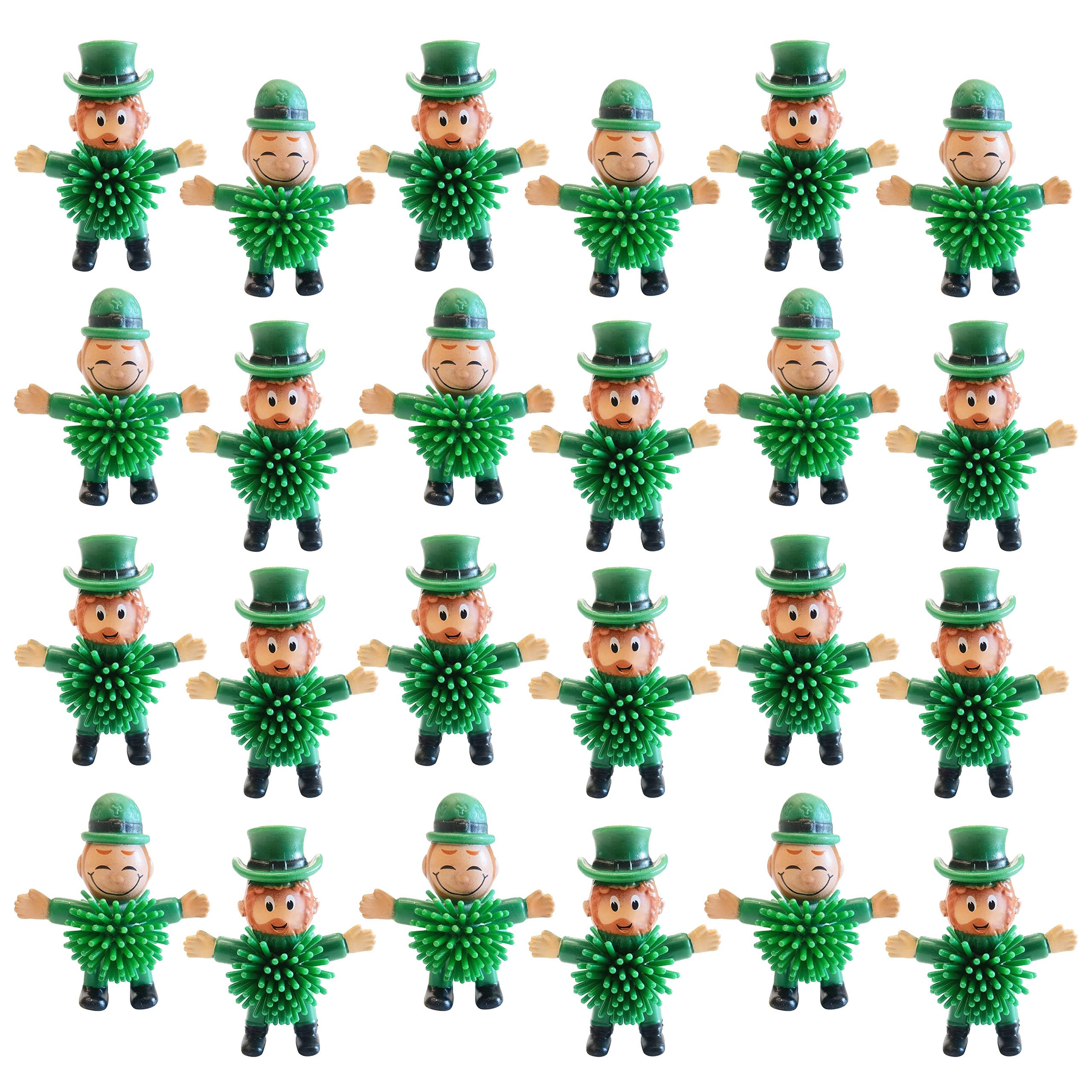 Cherislpy leprechaun toy close-up showing hat and shamrock for festive decor