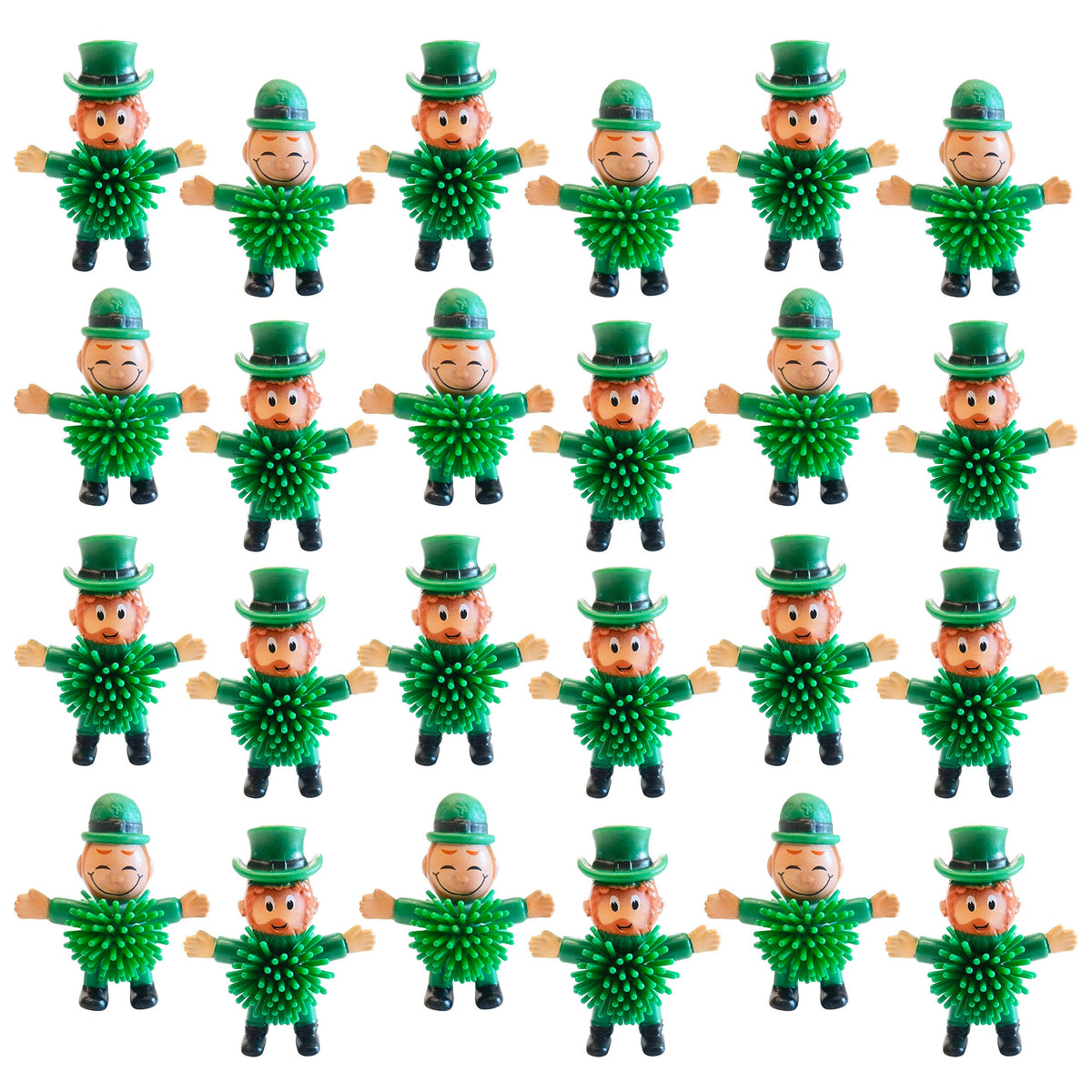 Cherislpy leprechaun toy close-up showing hat and shamrock for festive decor