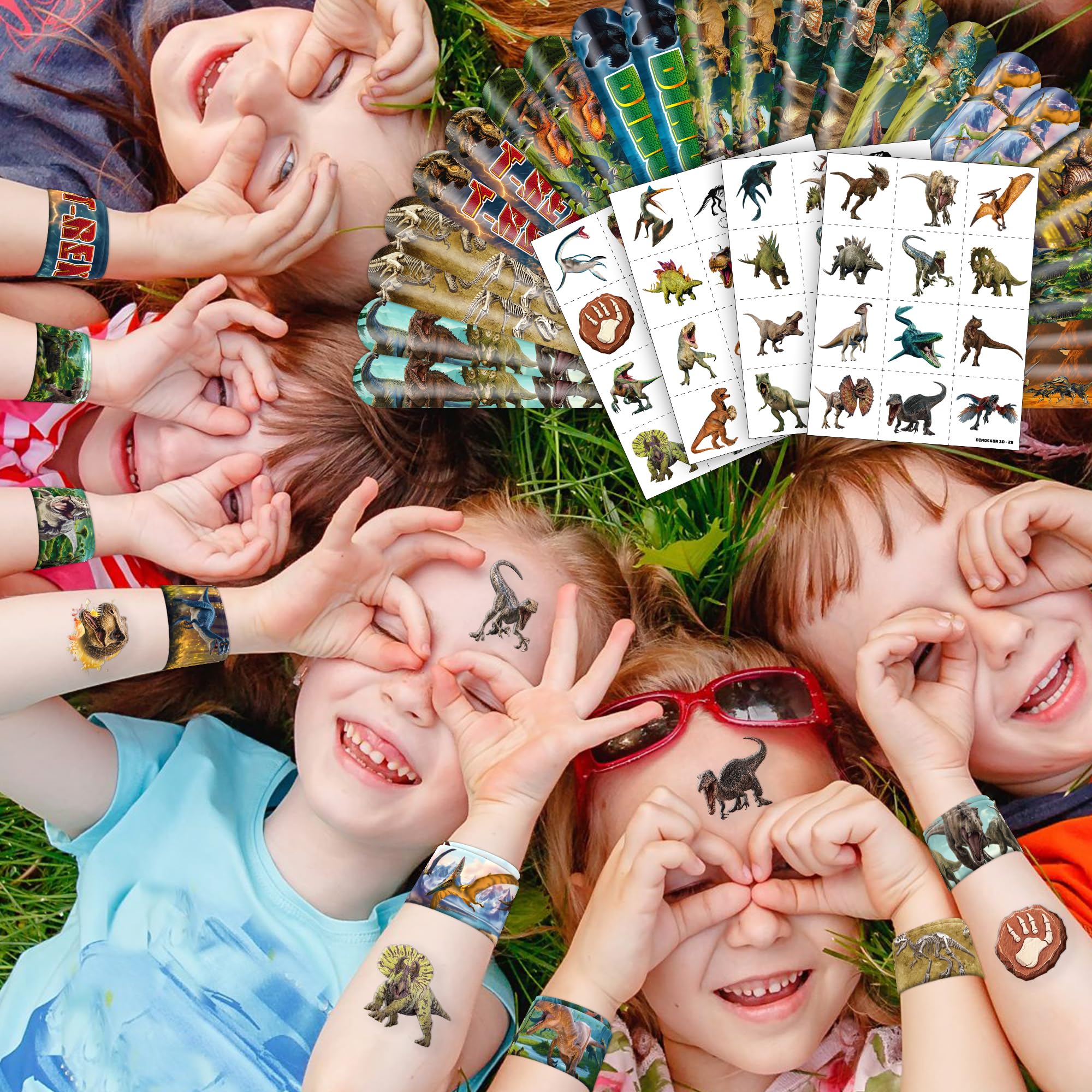 Cherisnowy birthday party favors ideas with dinosaur toys