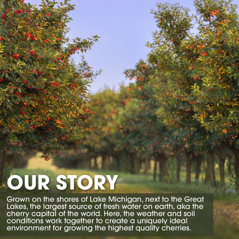 Cherry Bay Orchards on-the-go mix showing easy drink integration