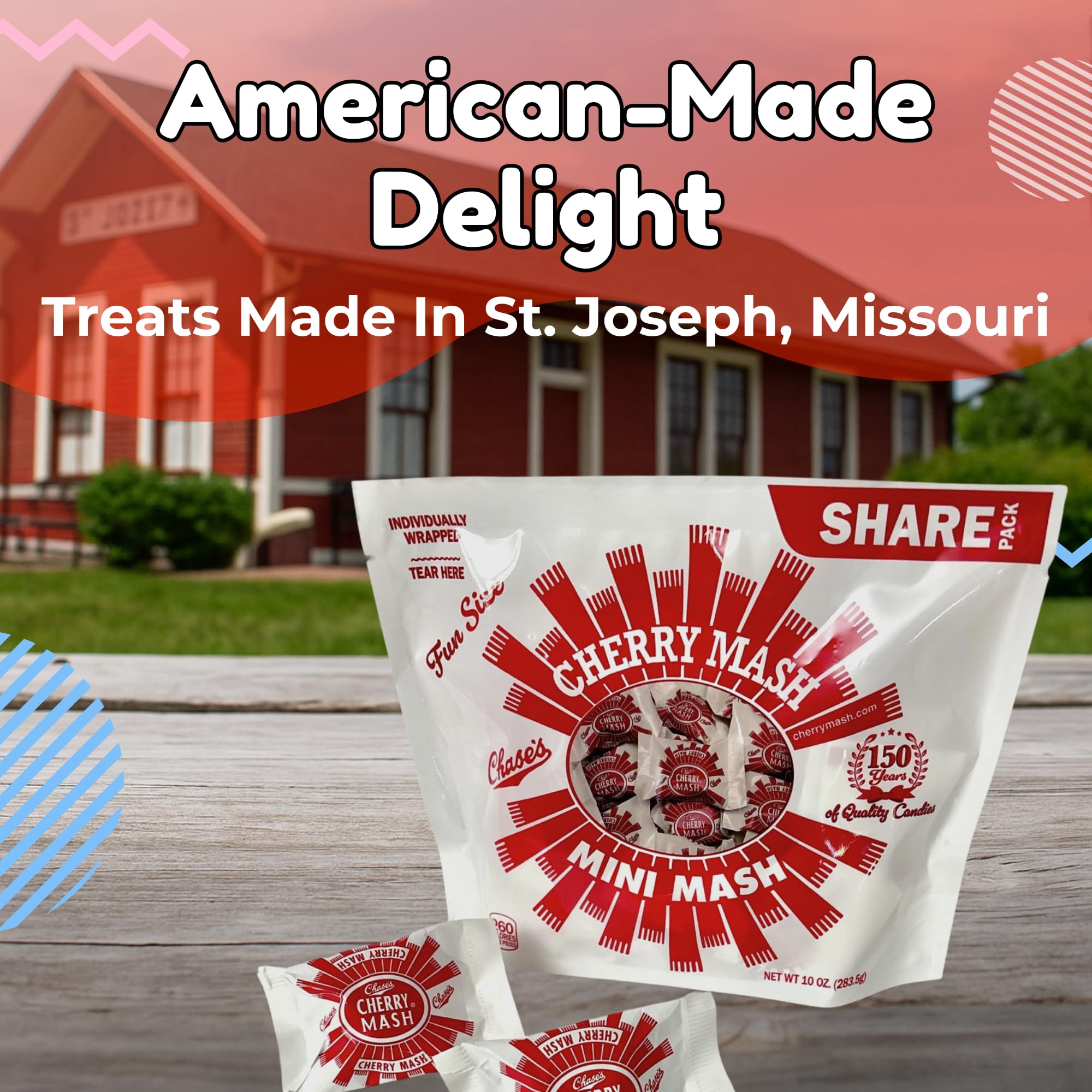 Cherry Mash made in St. Joseph, Missouri supports American candy tradition