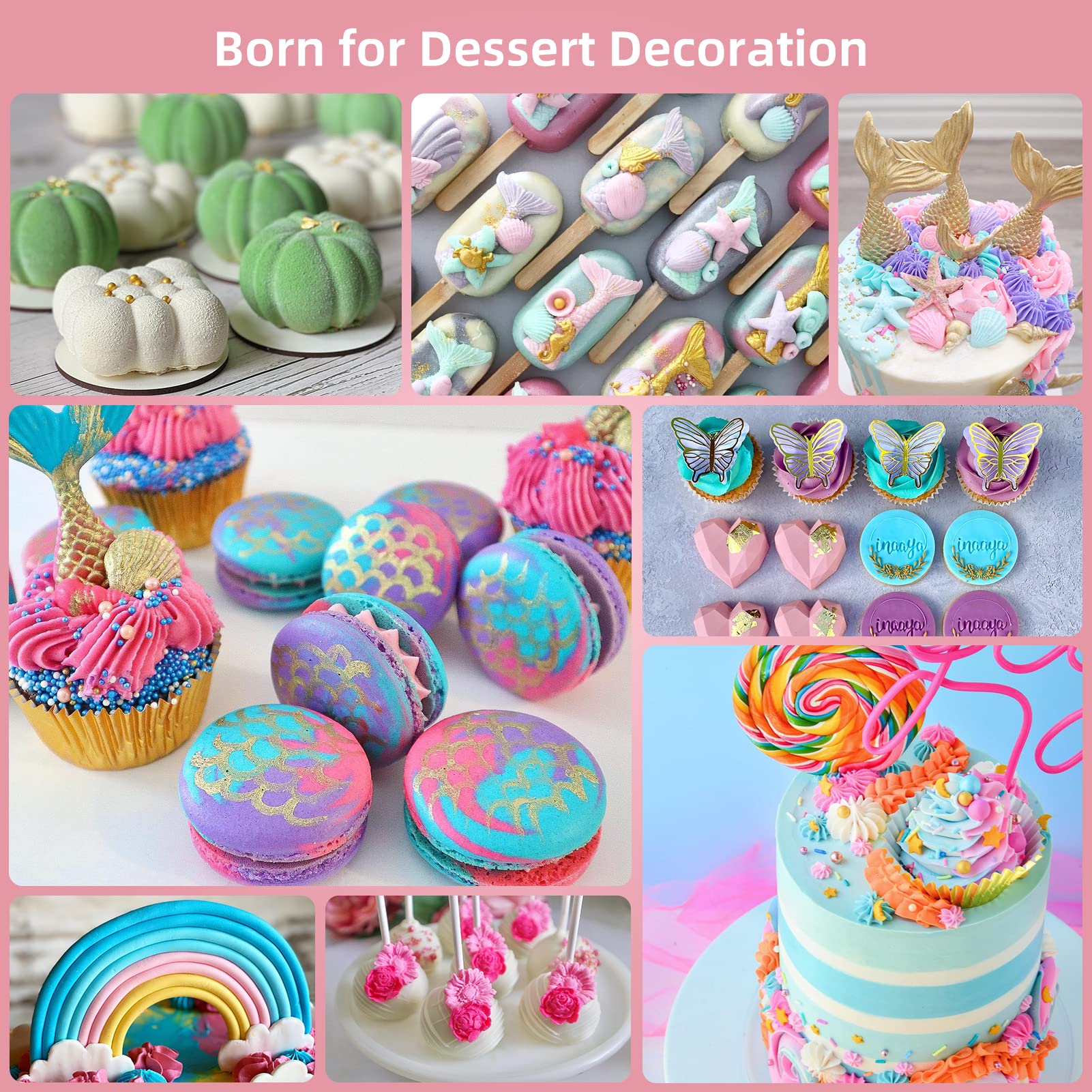 Cherrysea black drops for bold dessert designs