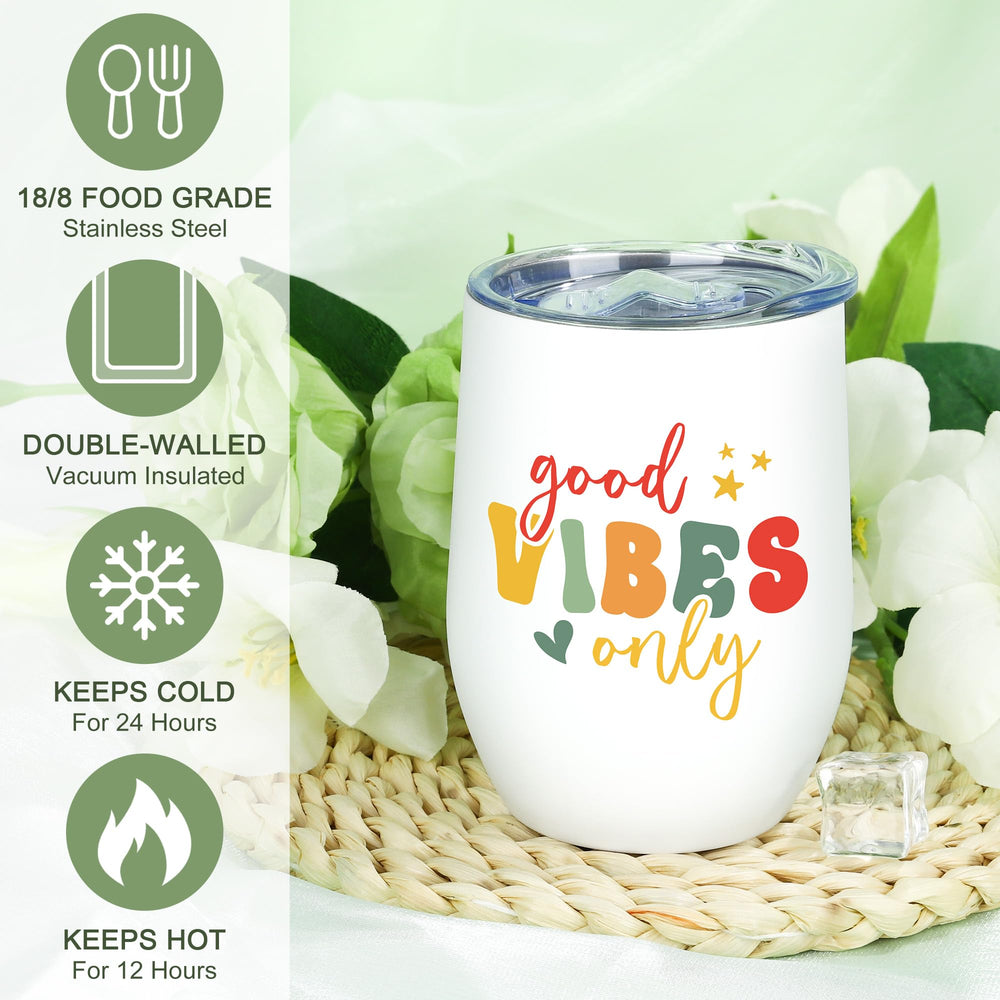 CHESACE 12 oz insulated thermos cup for hot or cold drinks during care moments.