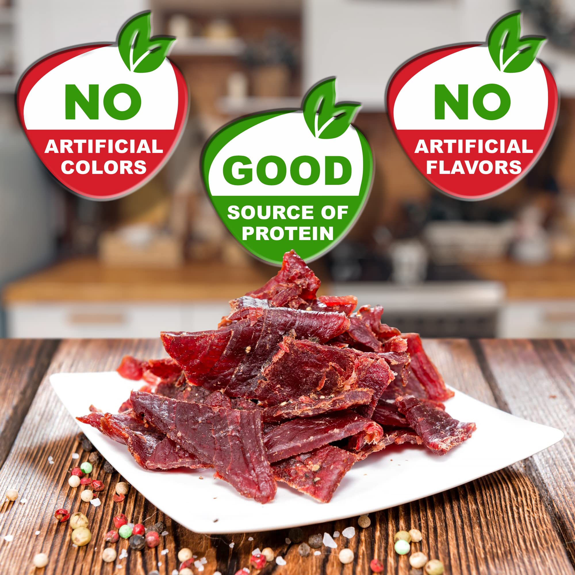 Cheshire Gifts Jerky Bars and Sticks Pack provides quick protein-packed snacks.