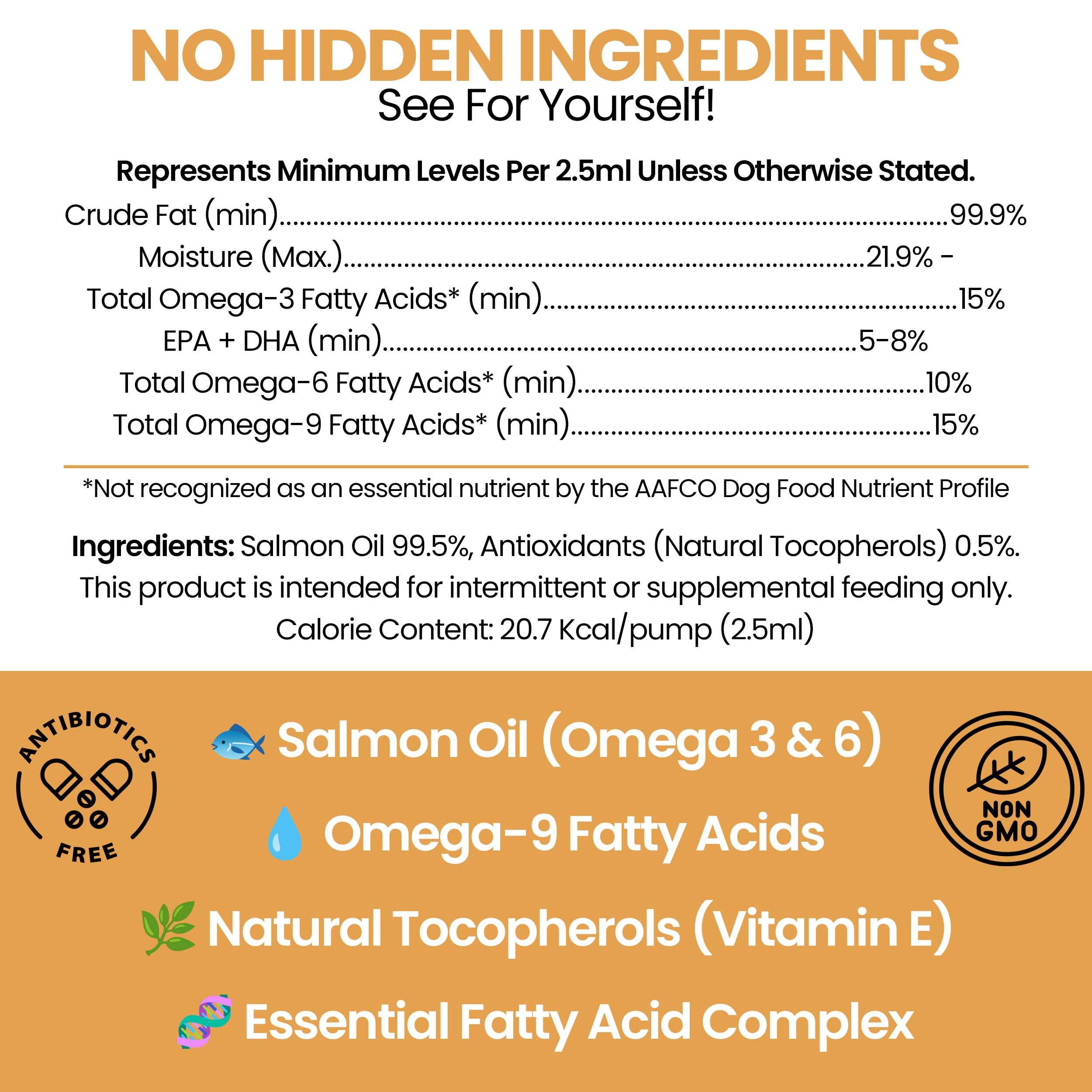Pouring Chew + Heal Labs salmon oil into dog food